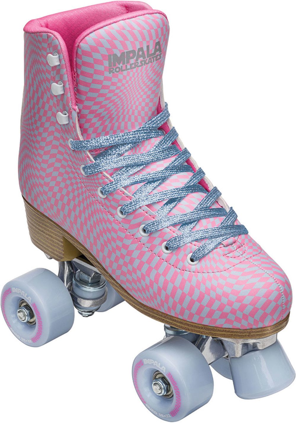 Impala Rollschuhe IMPALA QUAD SKATE Kinder Rollschuh wavy check