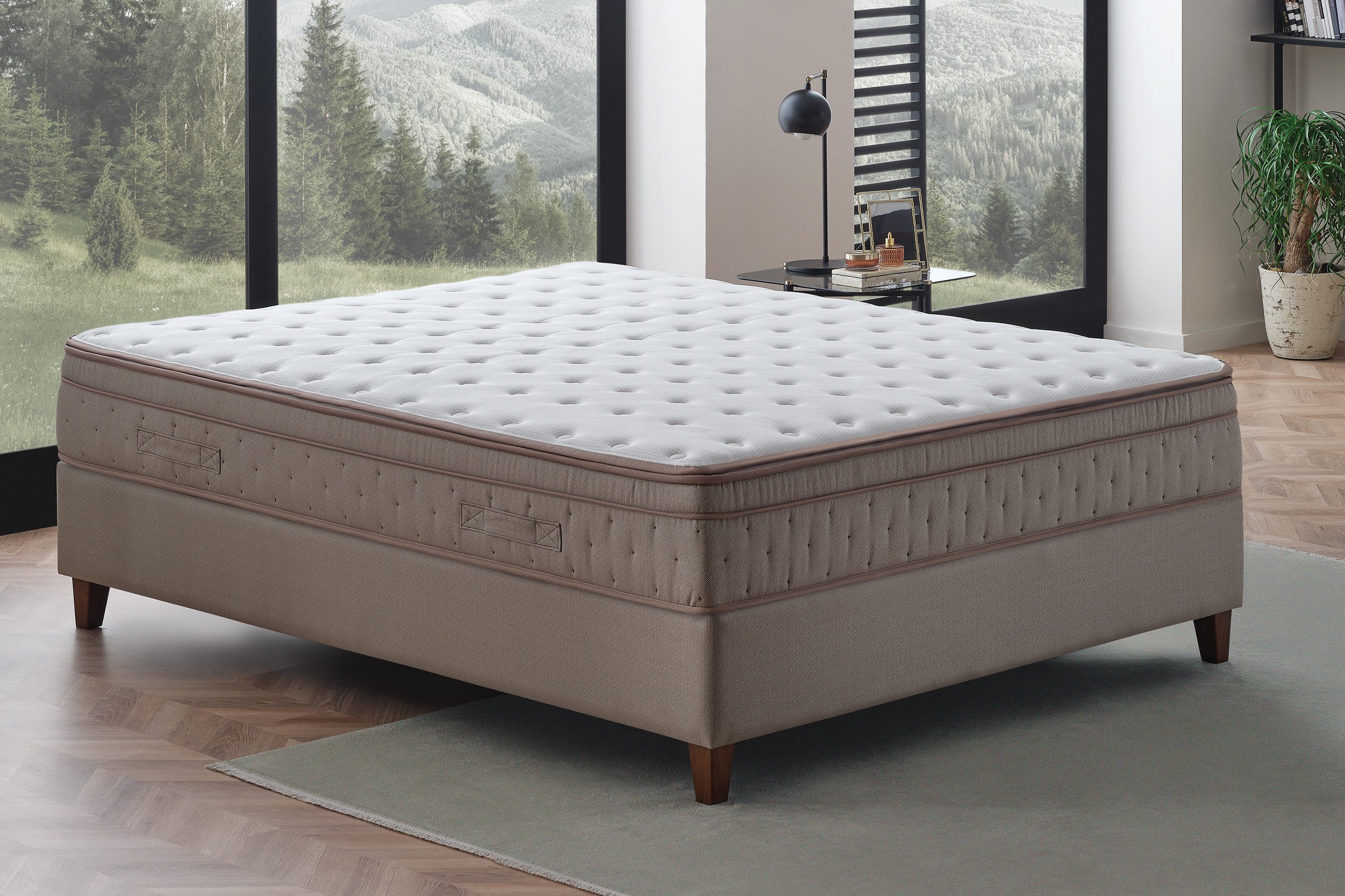 Taschenfederkernmatratze Matratze Yatas Royal, Matratze in 90x200 cm und weiteren Größen, Yatas Bedding, 28 cm hoch, 7-Zonen, H3, ergonomisch, atmungsaktiv