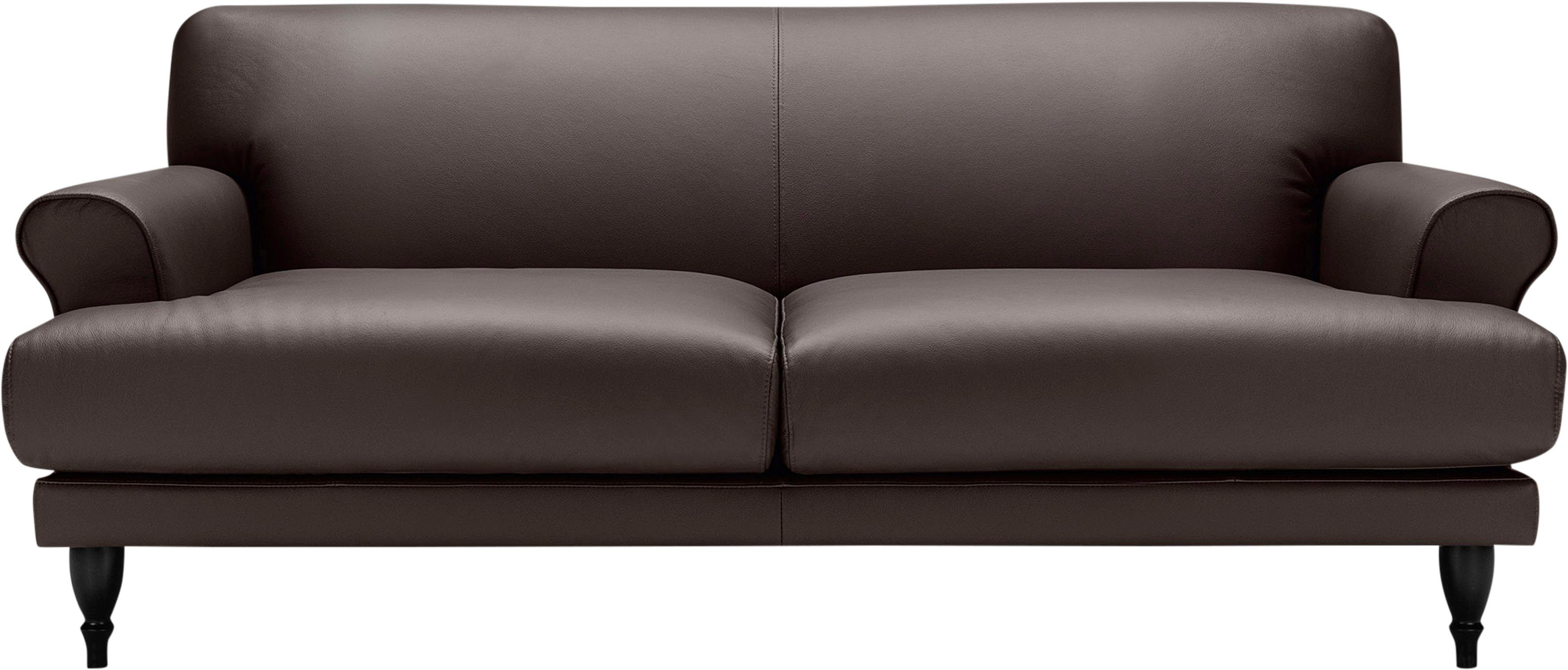 LOVI Sofa Ginger, 2-Sitzer, Füße Buche, mit Sitzunterfederung Polsterunterlage in