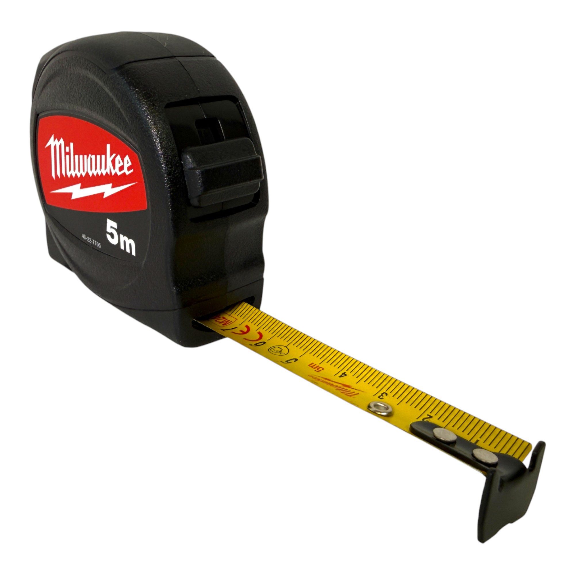 Milwaukee Maßband Milwaukee Slim Line Maßband 5m schwarz / rot (4932498604)