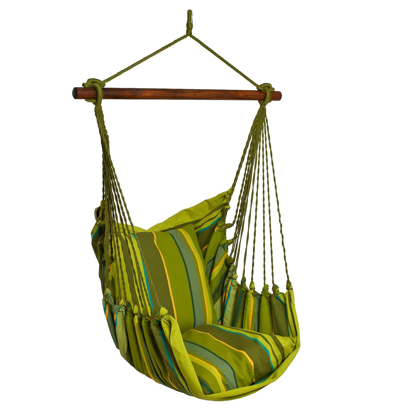 maDDma Hängesessel Hängesessel RELAX, Baumwolle Streifen bis 120kg ohne Kissen, mehrfarbig 2