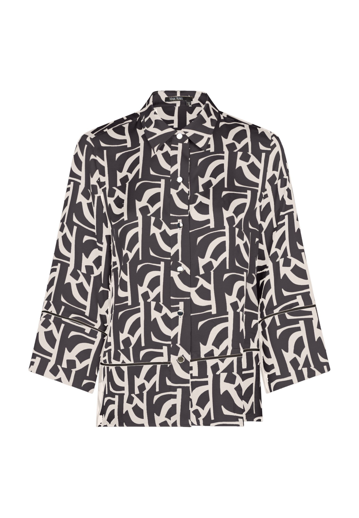 MARC AUREL Druckbluse mit grafischem Print