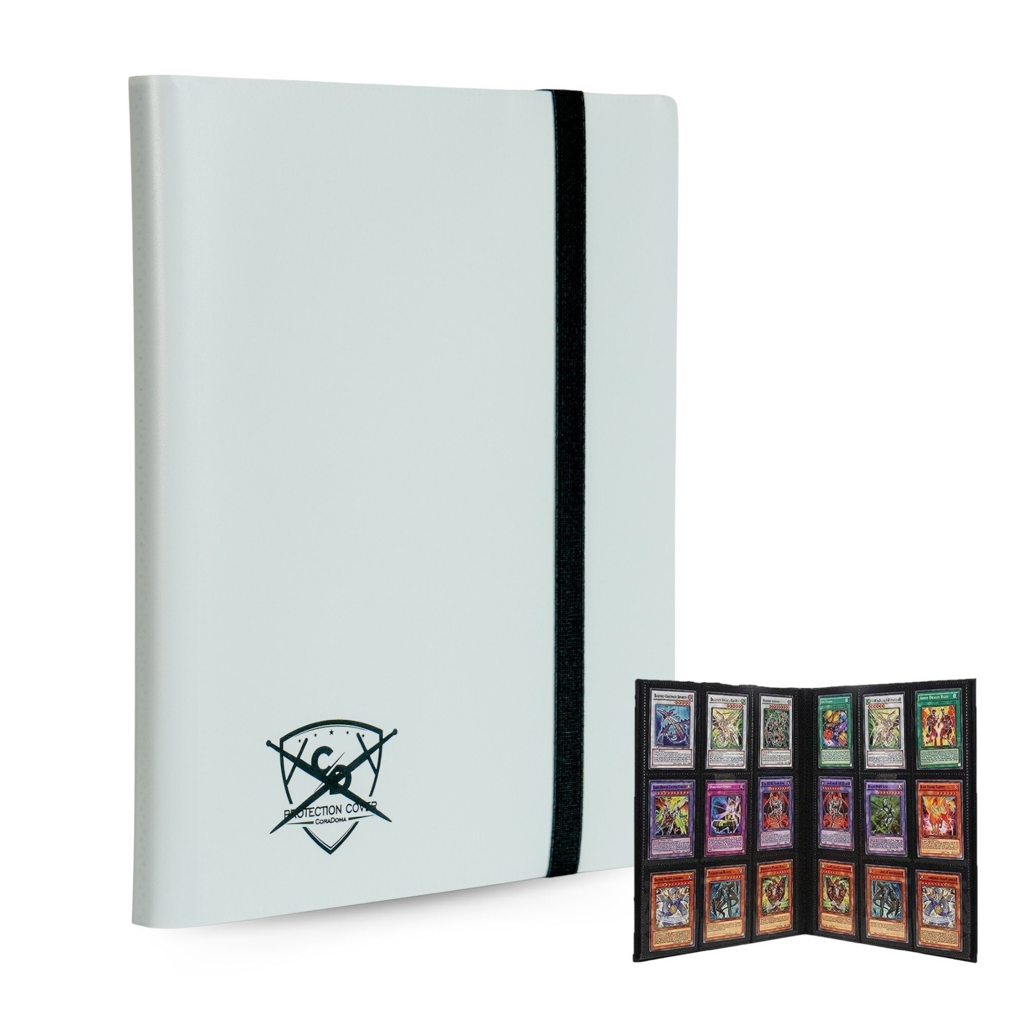 Coradoma Sammelkarte Sammelalbum für 360 Pokemon Karten Pro Card Binder Ordner, 40 Seiten je 9 Karten Portfolio