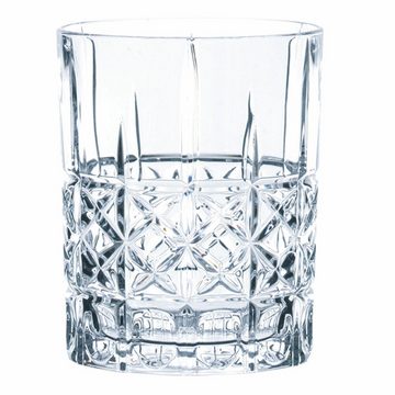 Nachtmann Whiskyglas Das Glas ist immer Halbvoll 2er Set, Kristallglas, lasergraviert