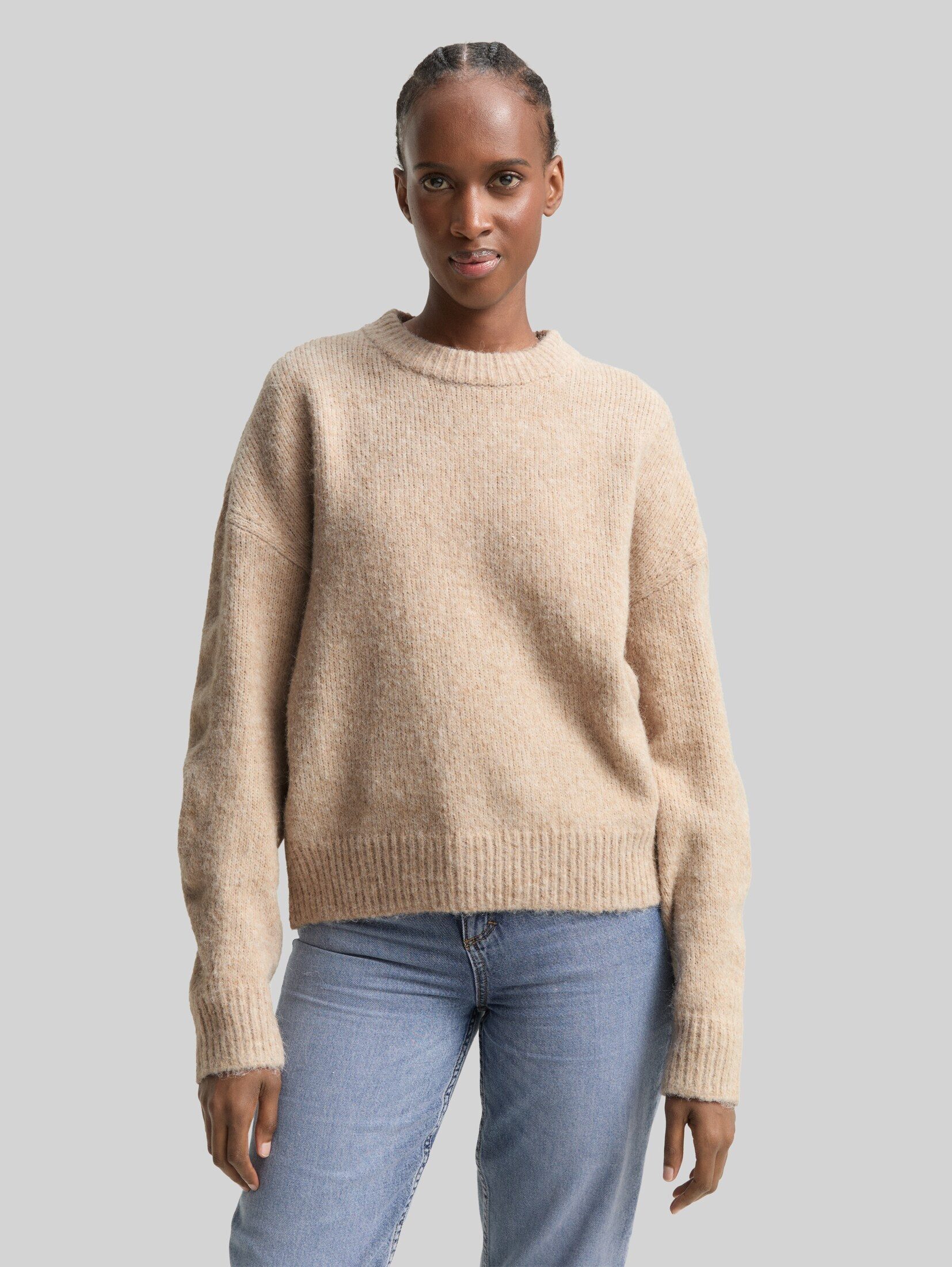 TOM TAILOR Denim Strickpullover Pullover & Strickjacken Oversize Strickpullover