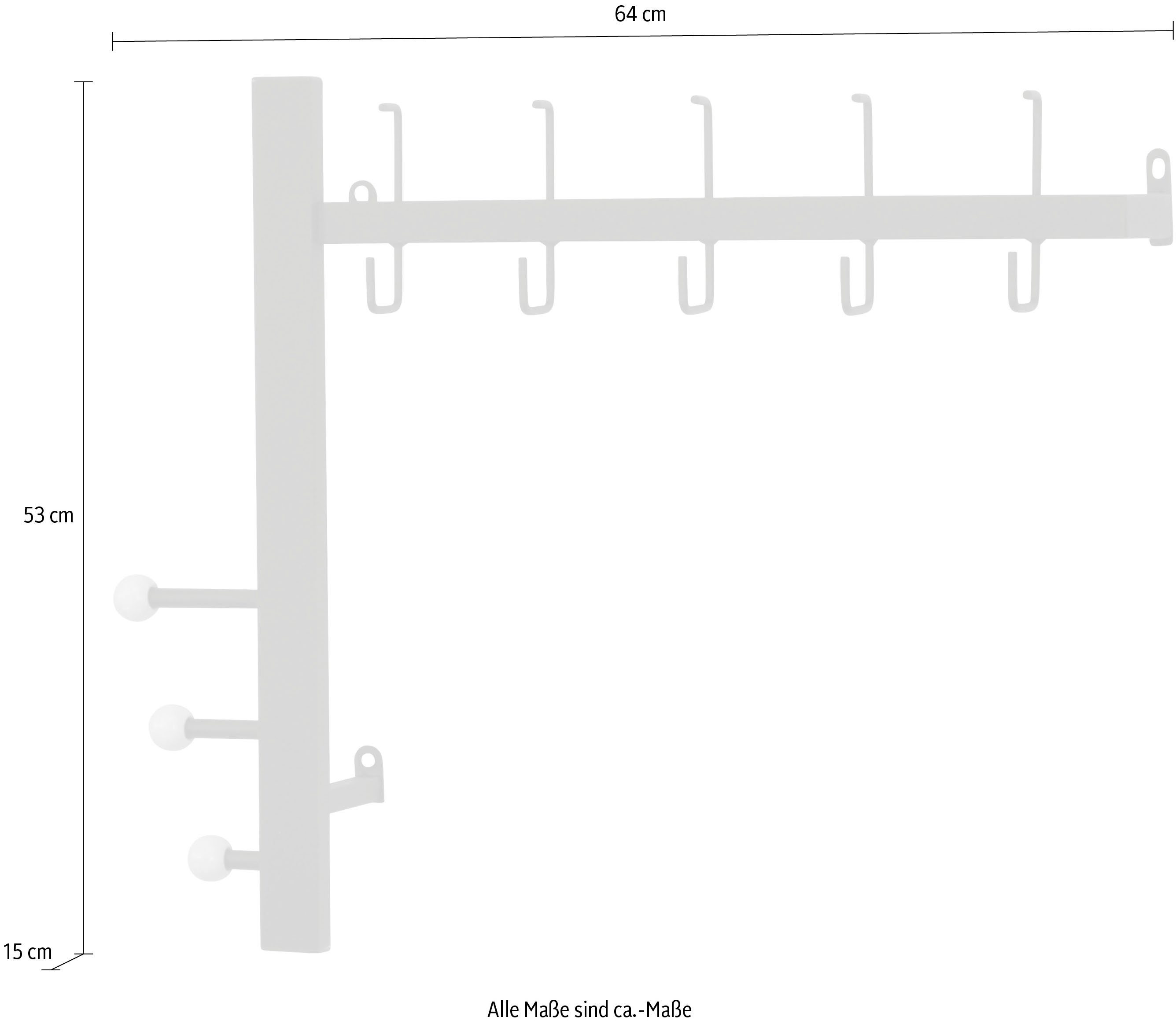 INOSIGN Garderobenleiste (1 St), aus Metall, Breite 64 cm