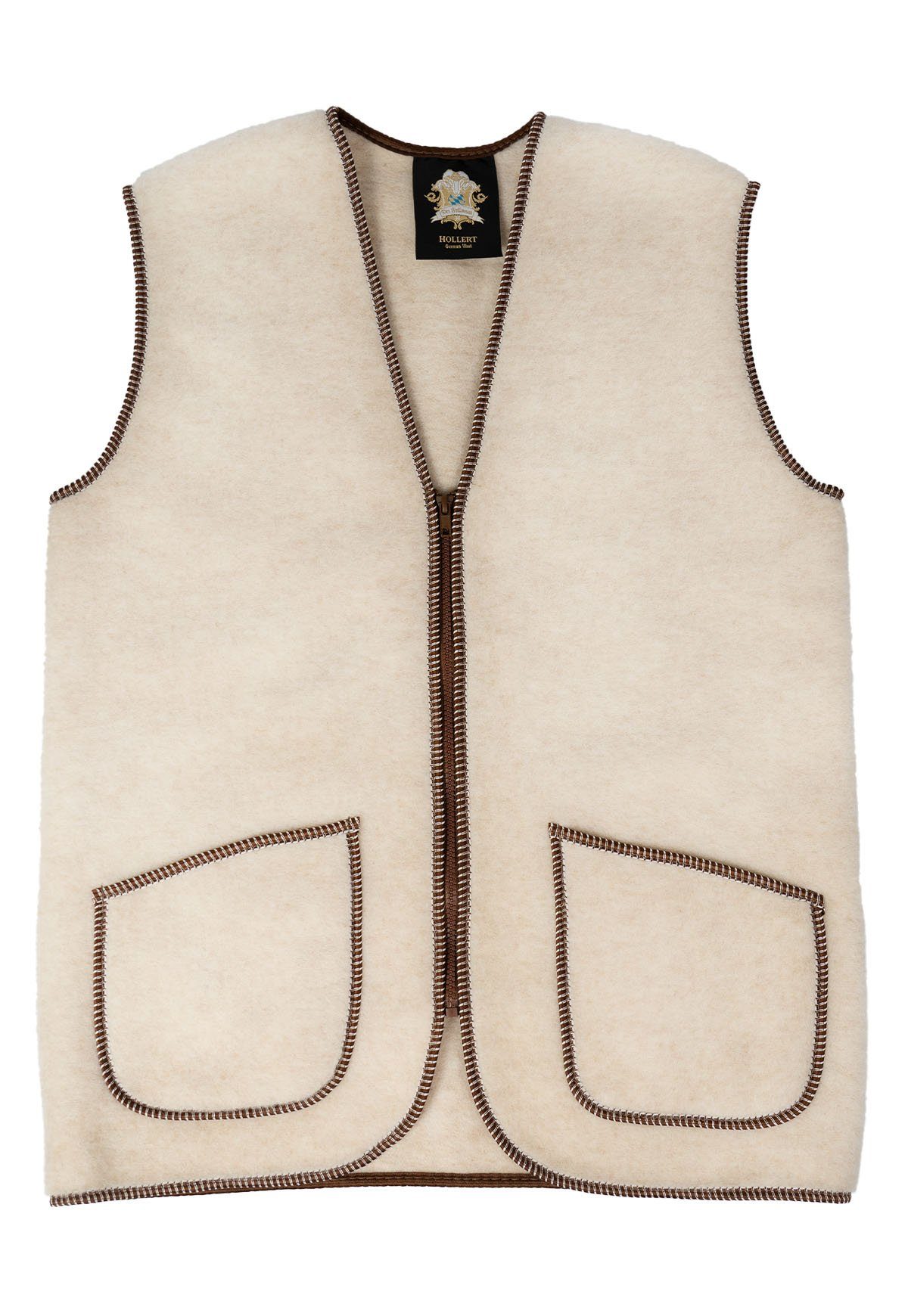 Hollert Fellweste Wollweste - BEKA BEIGE