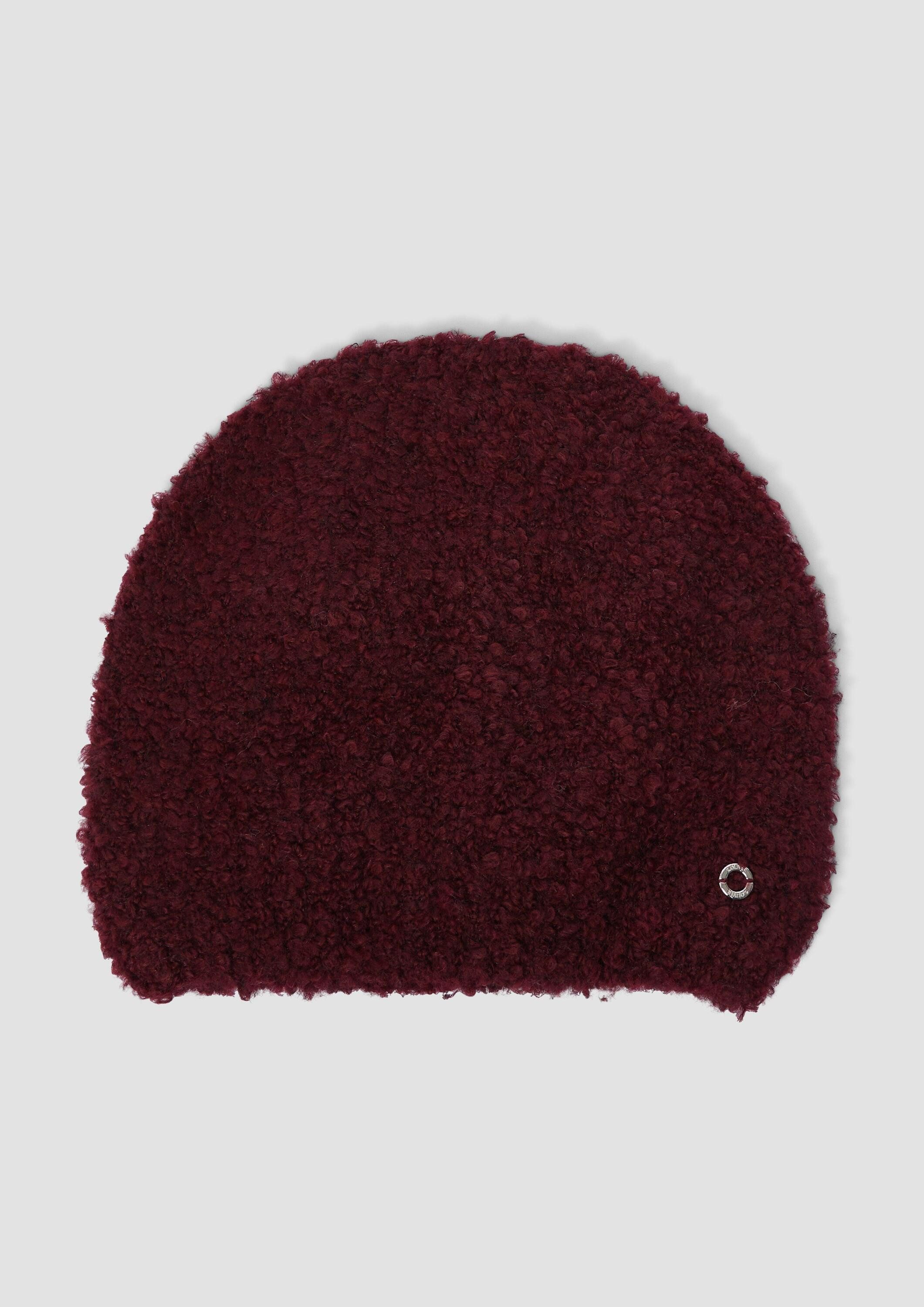 s.Oliver Strickmütze Mütze Beanie in Bouclé-Optik günstig online kaufen