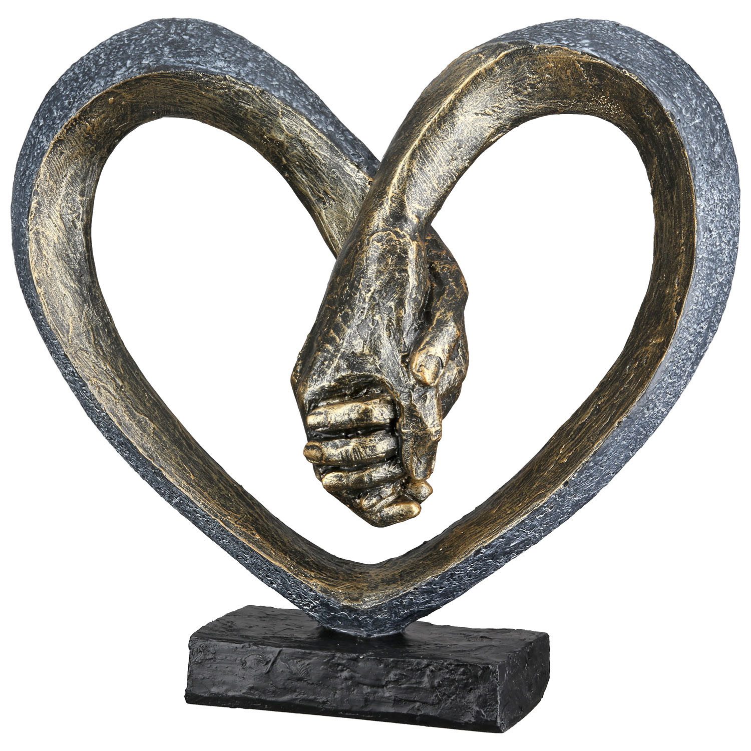 GILDE Skulptur Skulptur Hand in Hand