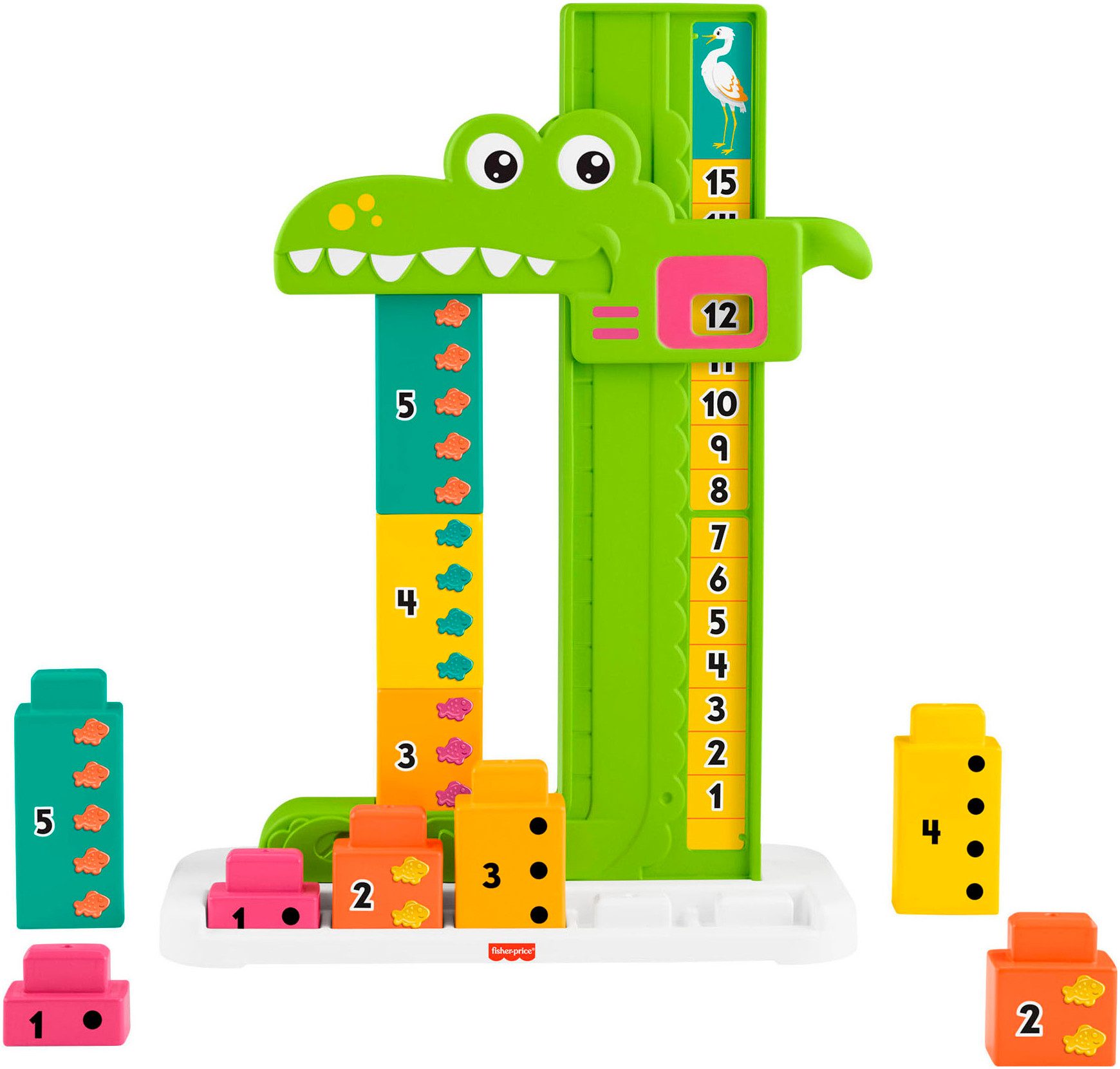 Fisher-Price® Lernspielzeug Mein Zahlen-Krokodil (11-St)