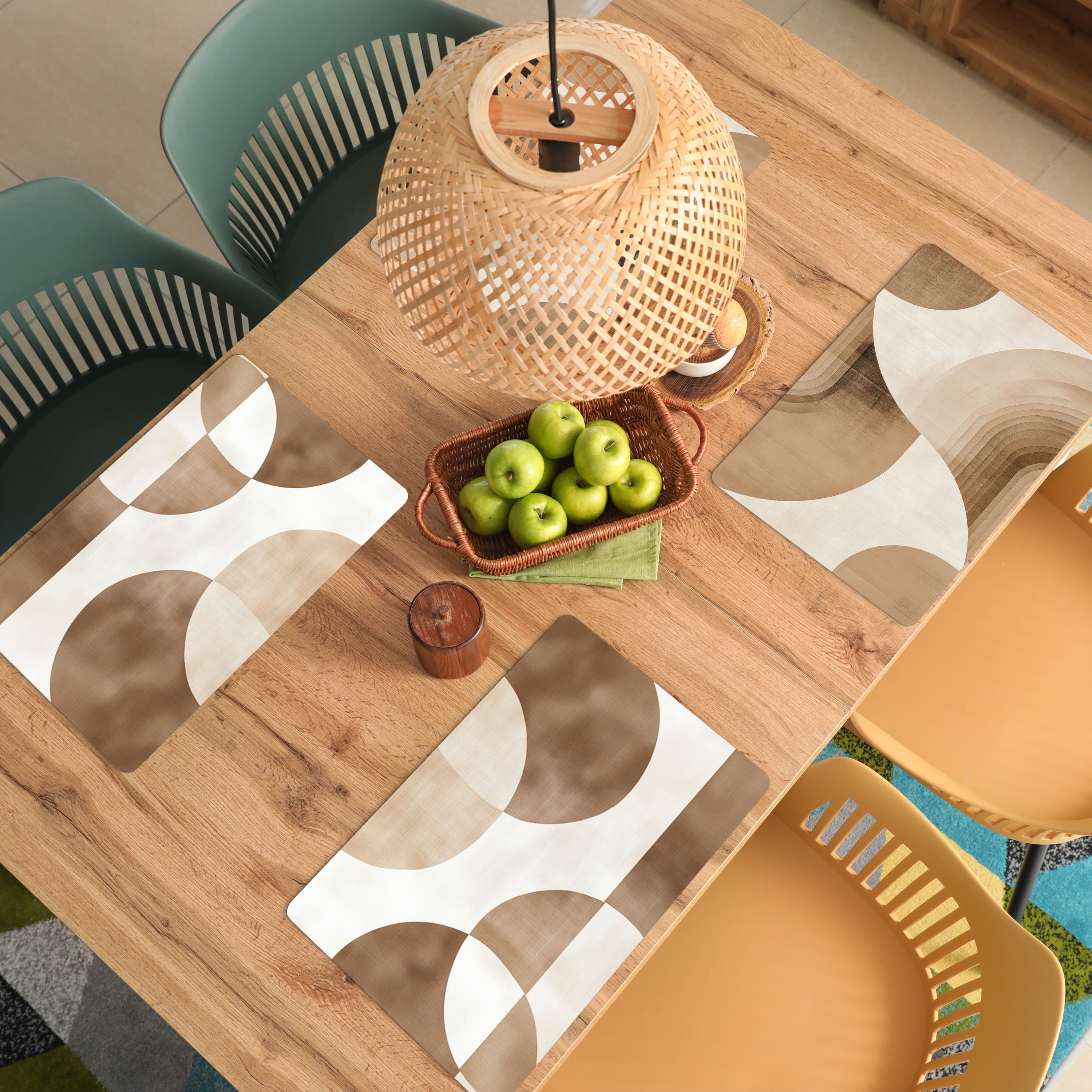MuchoWow Platzset Calm Curves - Modern