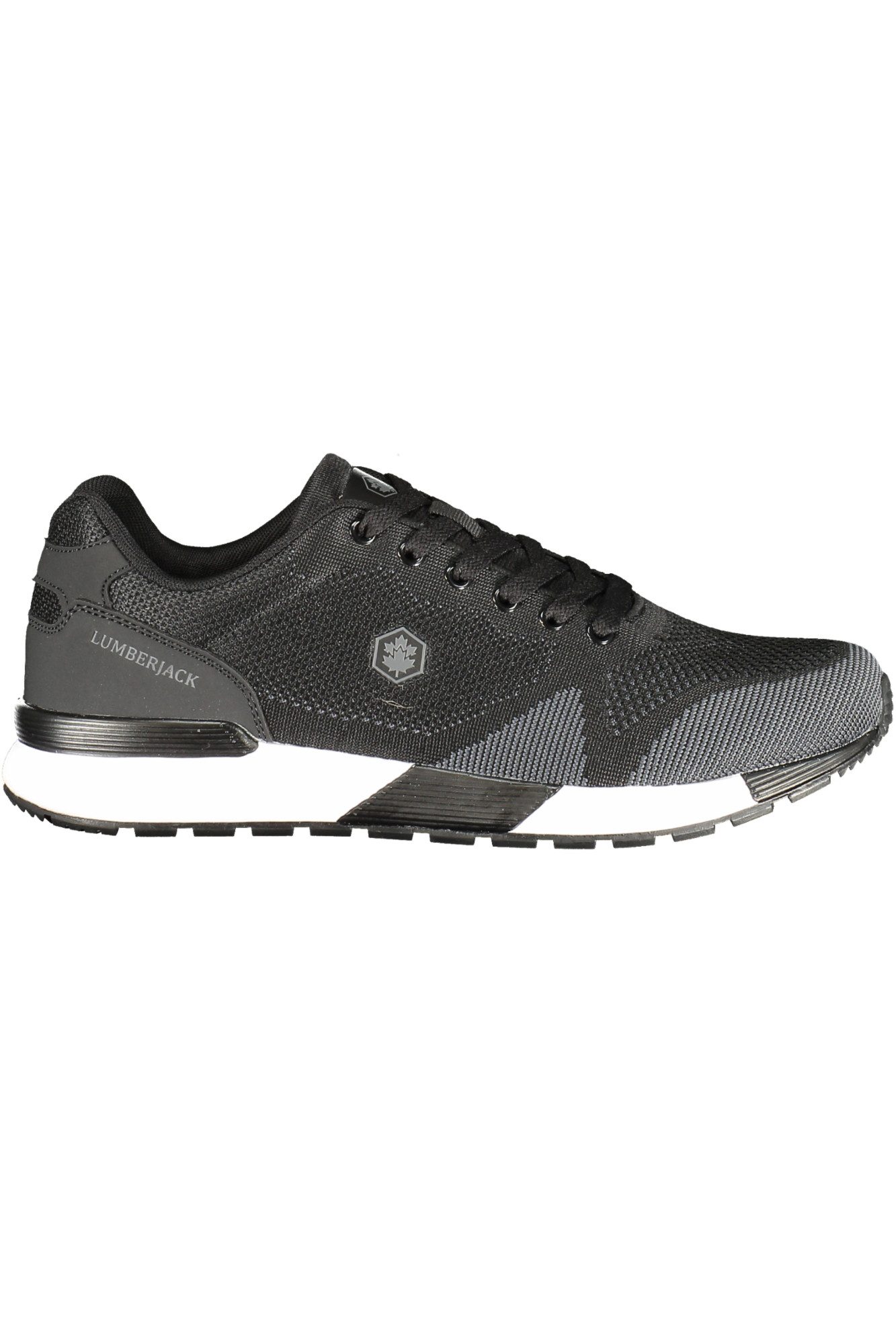 LUMBERJACK Sneaker Herren Sportschuh Schwarz mit Memory