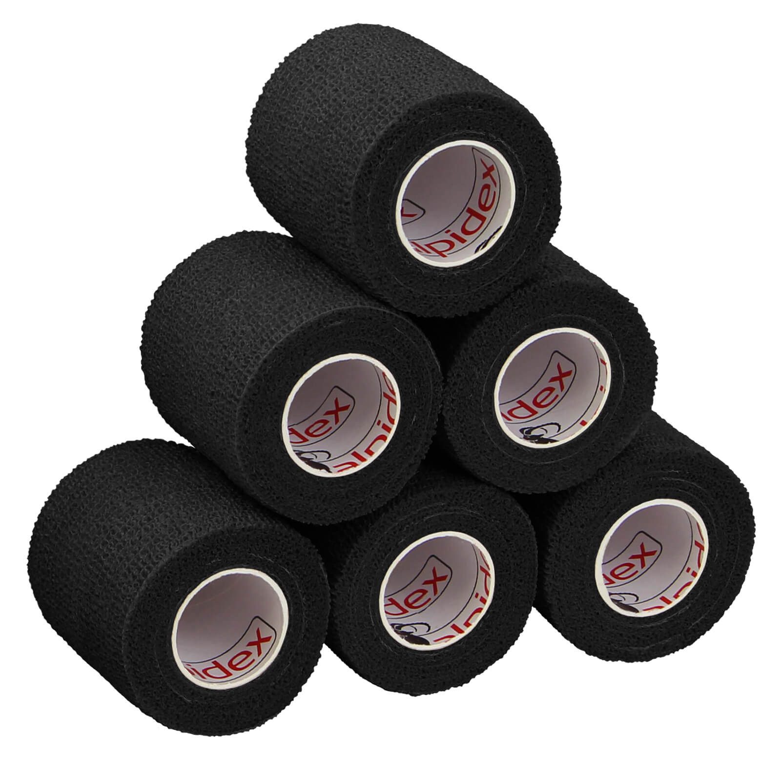 ALPIDEX Bandage 6 Rollen Haftbandage 5 cm x 4.5 m selbstklebender Verband