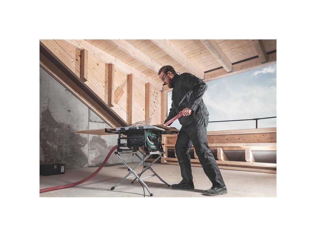 metabo Tischkreissäge TS 254 M 1500 W, im Karton, Wiederanlaufschutz, Sanftanlauf, feineinstellbarer Parallelanschlag