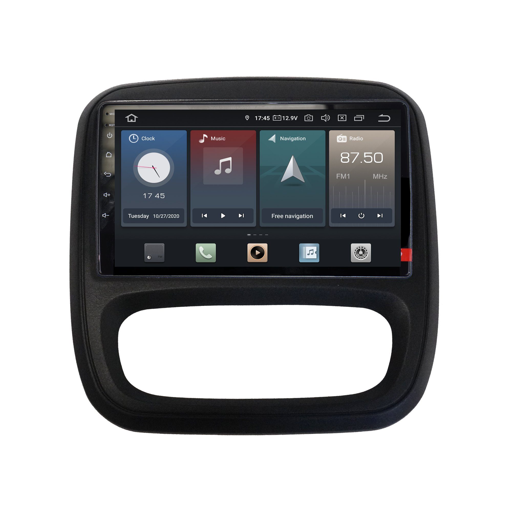 TAFFIO Für Opel Vivaro B Renault Trafic III 9"Touch Android Radio GPS CarPlay Einbau-Navigationsgerät