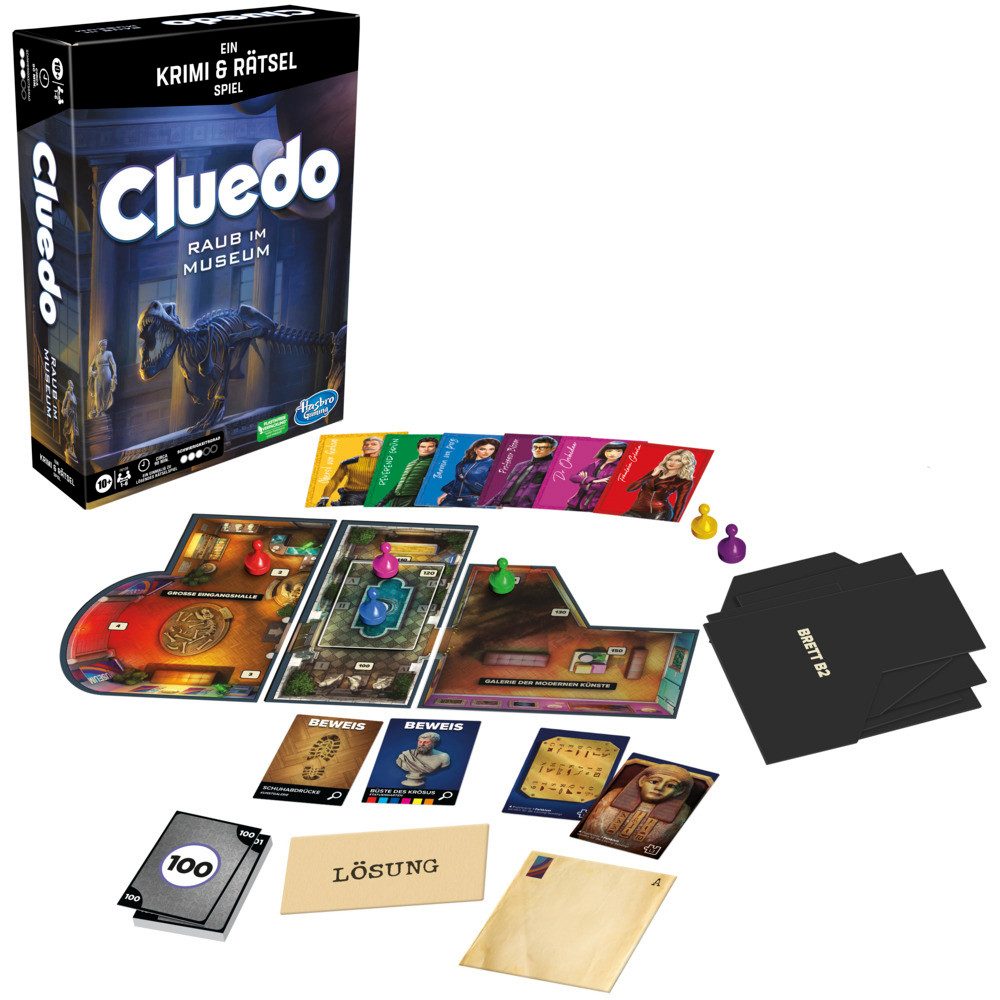 Hasbro Spiel Brettspiel Клуедо Escape Raub im Museum