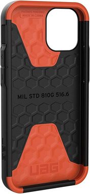 UAG Handyhülle Civilian 13,7 cm (5,4 Zoll), [Wireless Charging kompatibles Cover, Sturzfeste Handyhülle, Ultra Slim Bumper] - schwarz