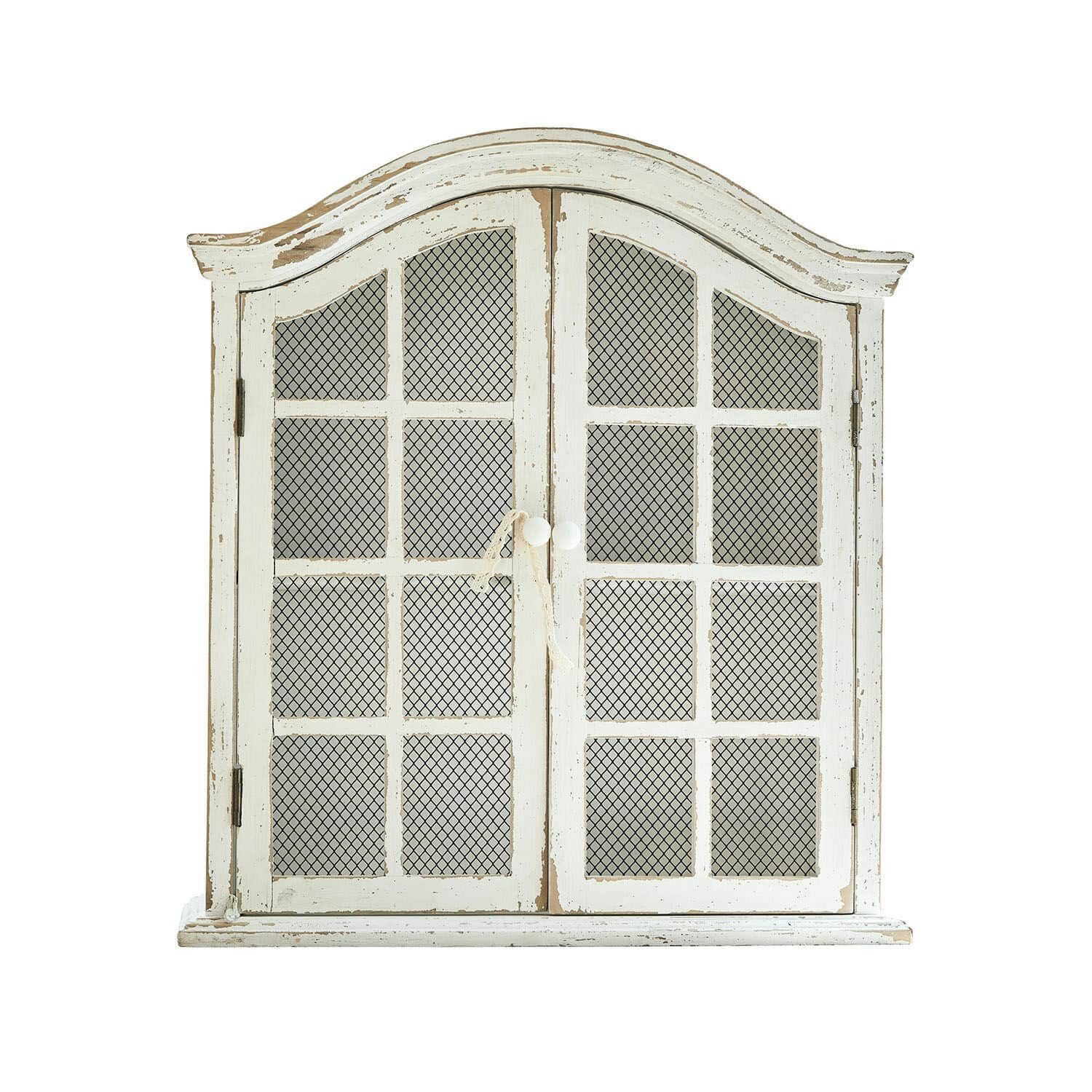 Mirabeau Wandregal Wandschrank Monthelie antikweiß