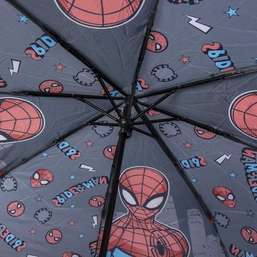 Spiderman Taschenregenschirm Spiderman Faltbarer Regenschirm Grau Ø 92 cm