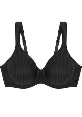 Triumph Bügel-BH Modern Soft+Cotton W Cup B-F, mit dezentem Streifenmuster, Basic Dessous