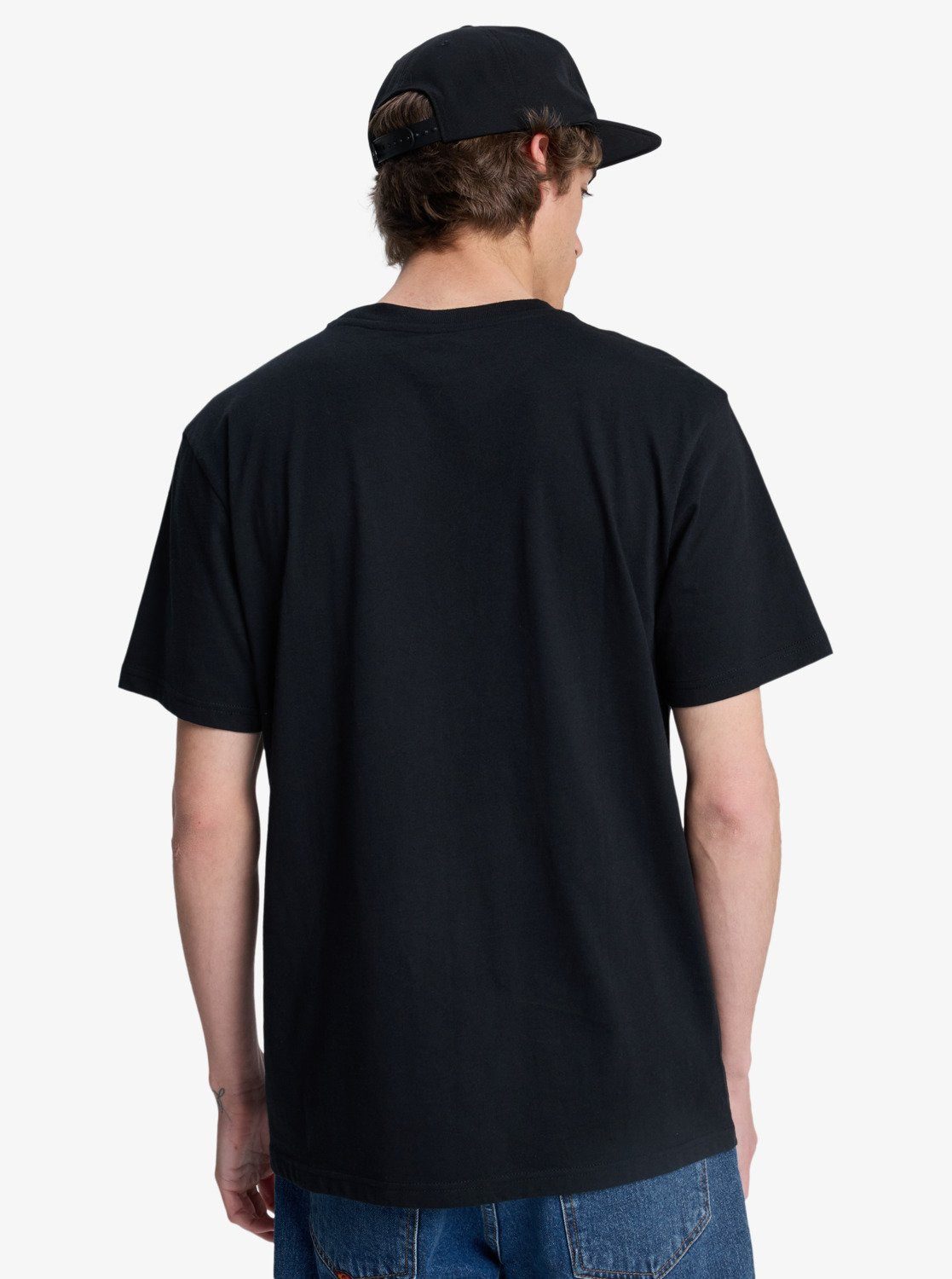 Quiksilver T-Shirt BASIC SHORT SLEEVE TEE YOUNG MEN für Erwachsene, sportlicher Stil, aus Baumwolle