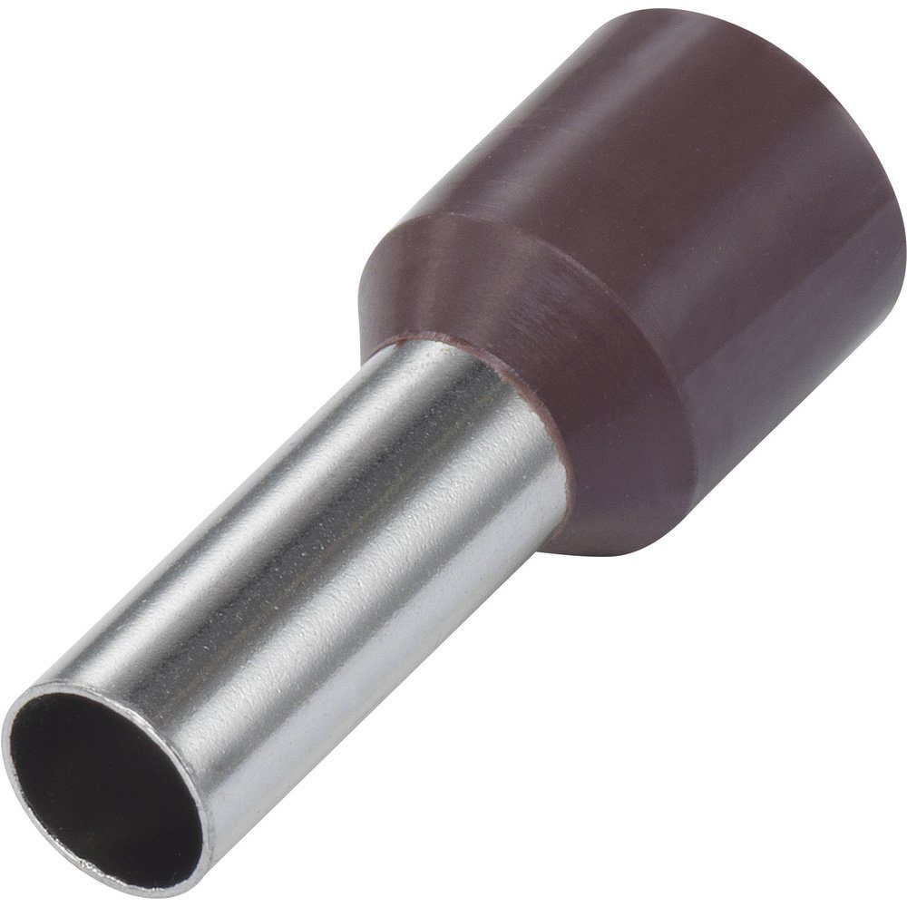 TRU COMPONENTS Aderendhülsen TRU COMPONENTS 1091299 Aderendhülse 1.5 mm² Teilisoliert Schwarz 100 S, E15-08BK