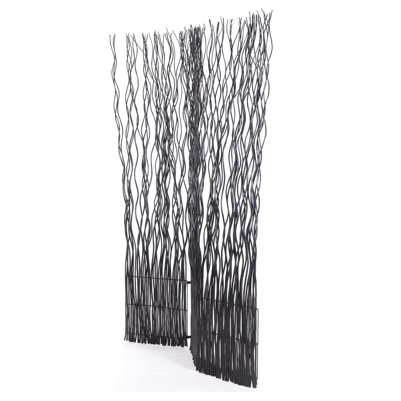DESIGN DELIGHTS Paravent RAUMTEILER "WAVE 3", Weide, 170x120cm (HxB), Paravent, Trennwand