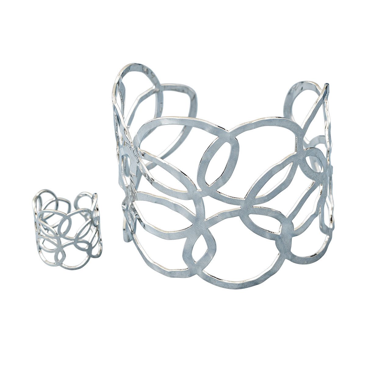 KARMA Schmuckset Silber Armband und Ring Damenschmuck Damenarmband (Geschen günstig online kaufen