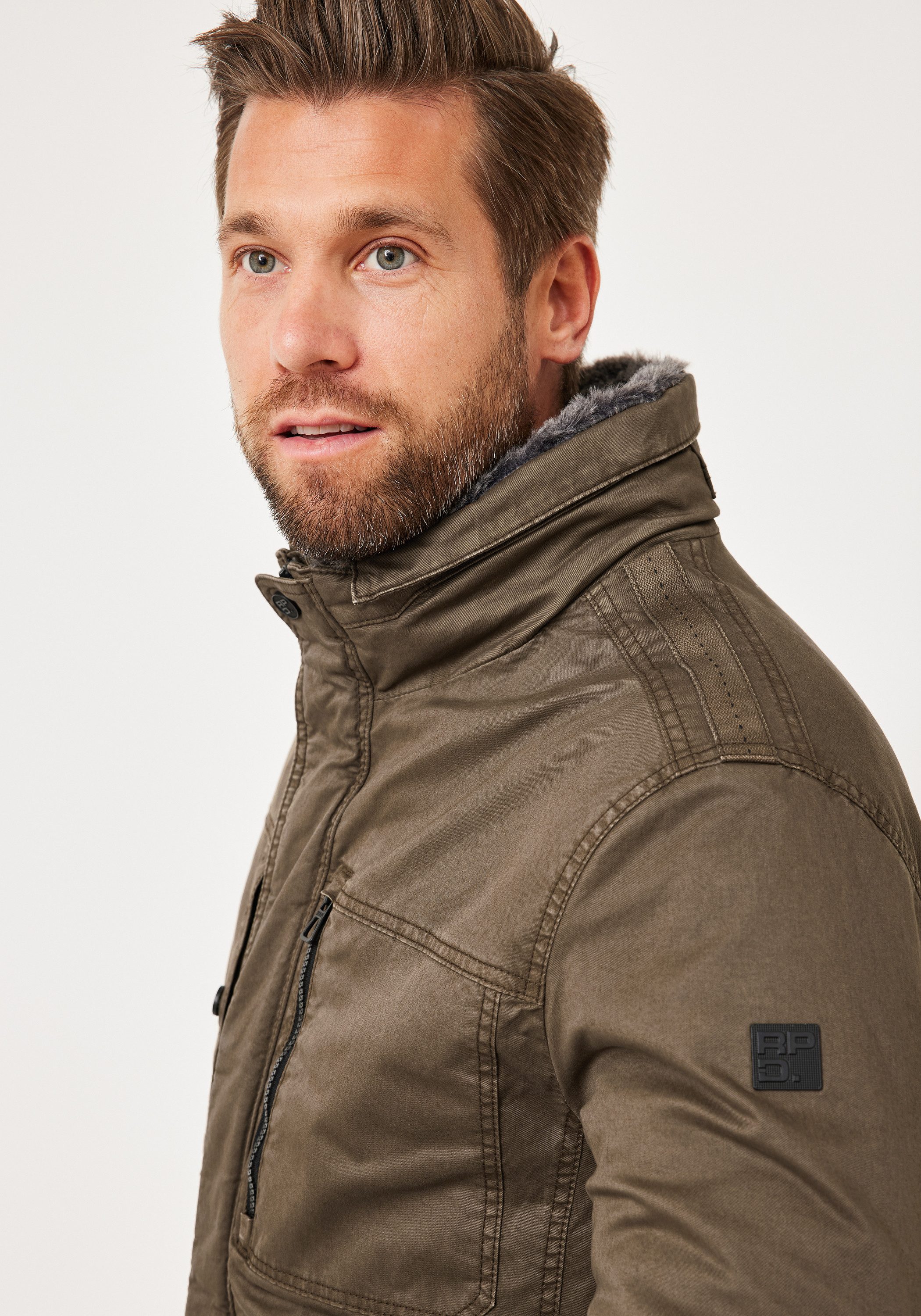 Redpoint Winterjacke KEV Winterjacke aus Baumwolle mit Stretch