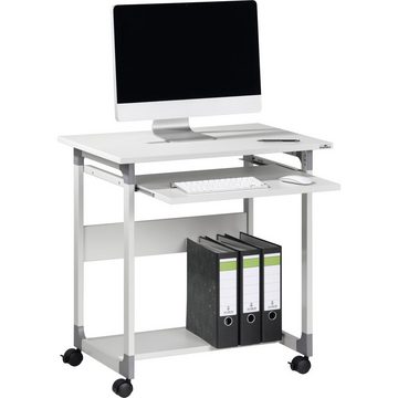 DURABLE Schreibtisch Durable Computer-Wagen mit Rollen, höhenverstellbar Höhen-Bereich: 550
