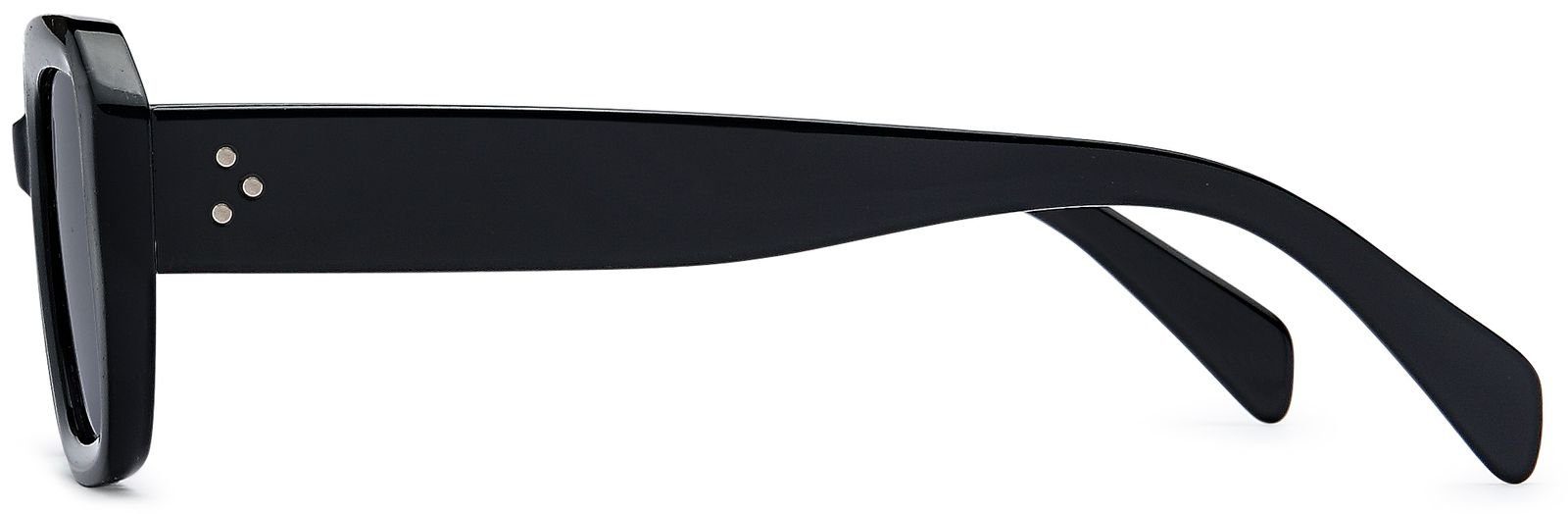 Sonnenbrille Gestell styleBREAKER Getönt Glas getönt Schwarz / Grau (1-St)