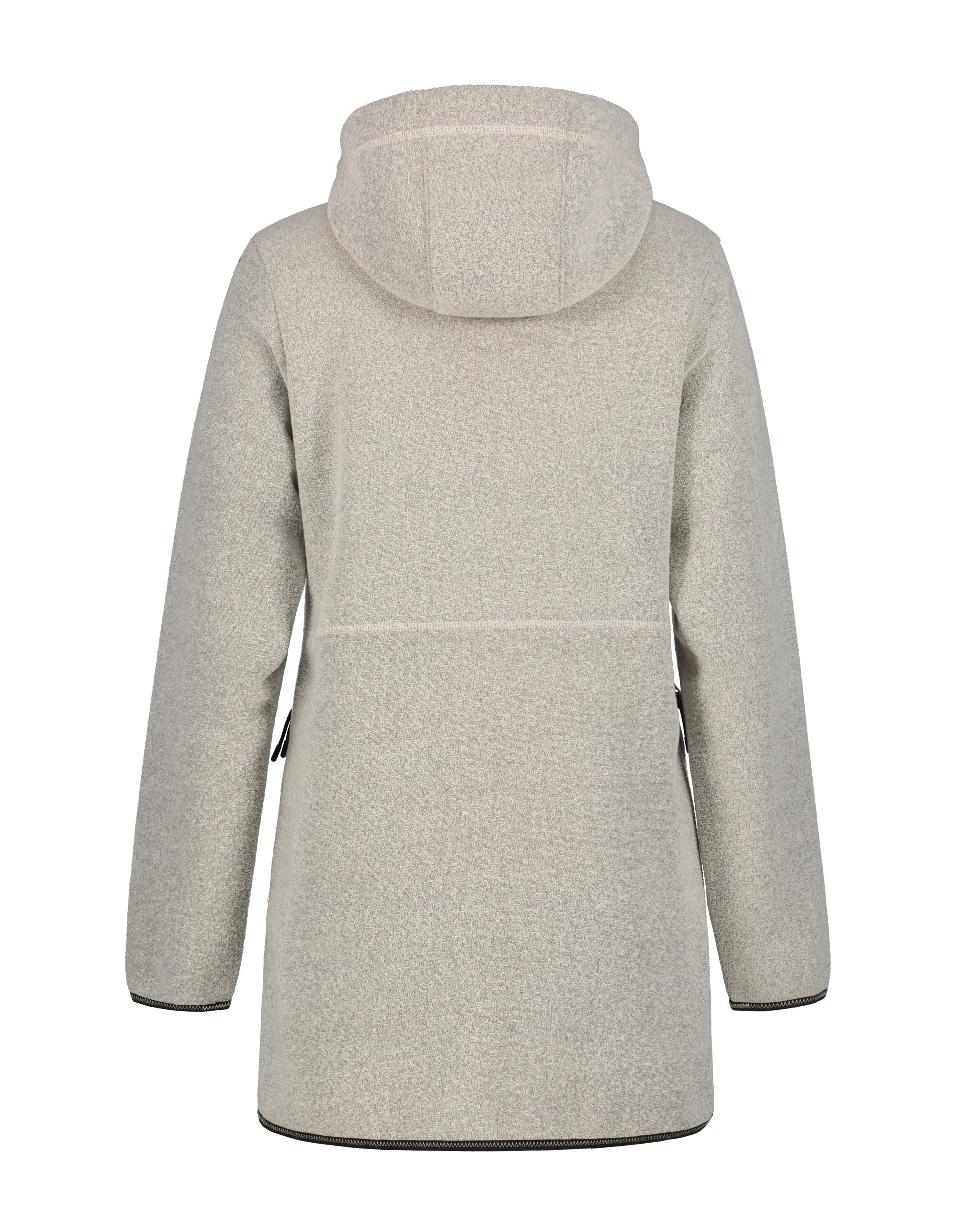 Icepeak Fleecejacke AMES sportlicher Stil, mit Kapuze und Kordelzügen