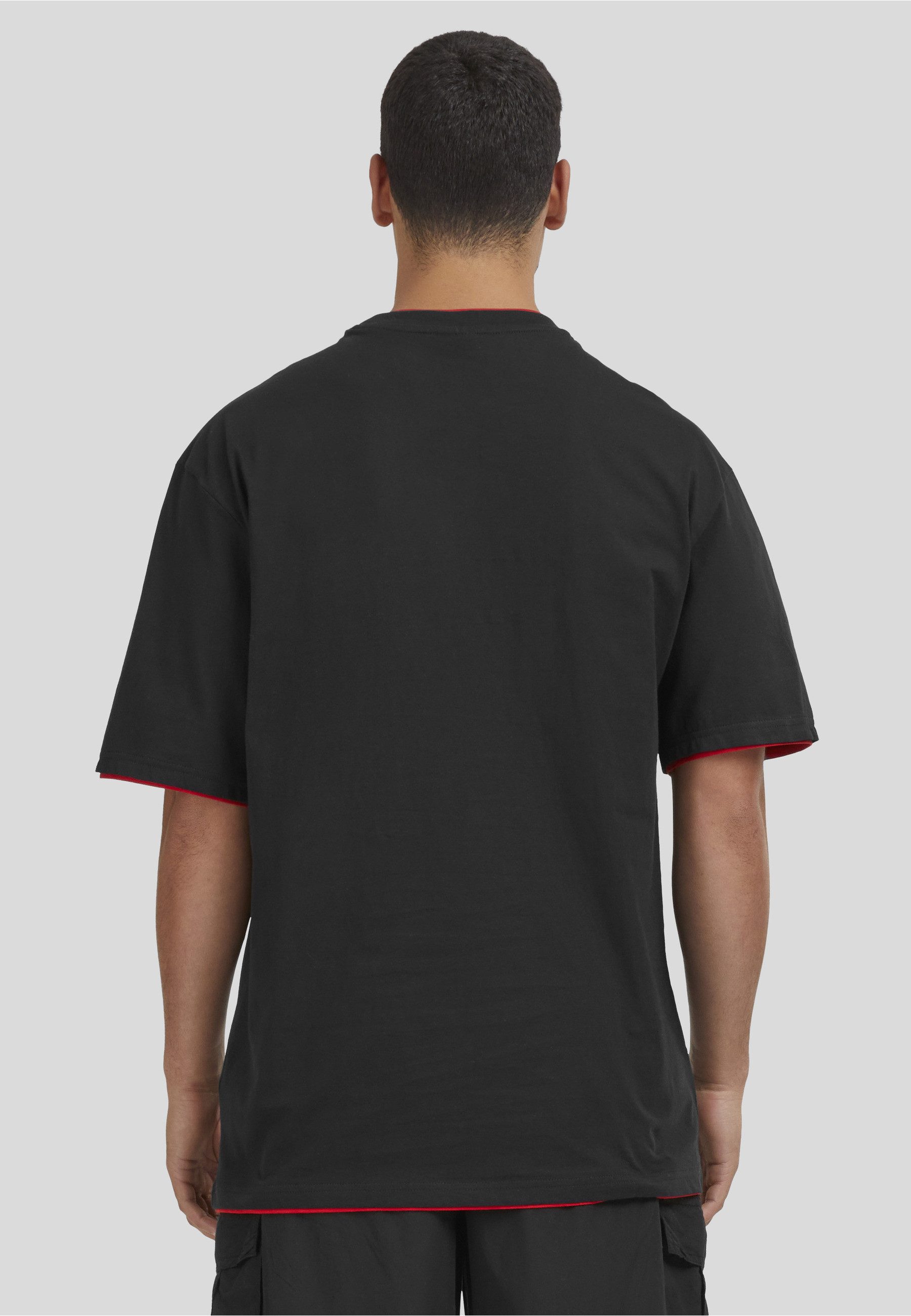 URBAN CLASSICS Kurzarmshirt Urban Classics Herren Contrast Tall Tee (1-tlg) – Bild 5 von 5