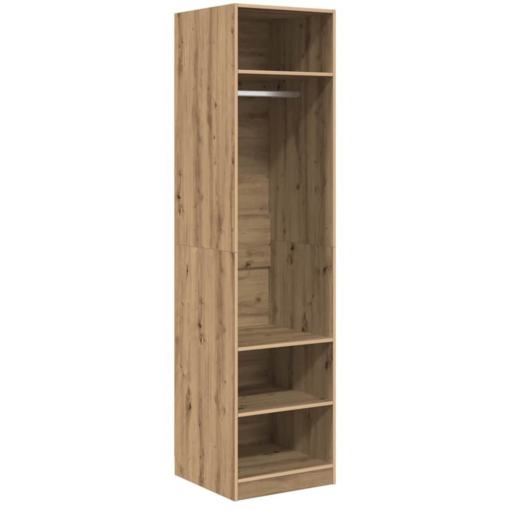 vidaXL Kleiderschrank Kleiderschrank Artisan-Eiche 50 x 50 x 200 cm Holzwerkstoff (1-St)