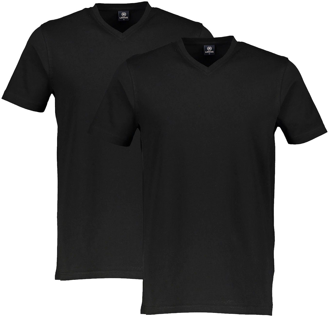LERROS V-Shirt (Spar-Set, 2-tlg) unifarben, 2-er Pack V-Shirt günstig online kaufen
