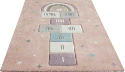 Kinderteppich Hüpfspiel, Lüttenhütt, rechteckig, Höhe: 13 mm, Teppich mit angenehmer Haptik, ideale Teppiche fürs Kinderzimmer