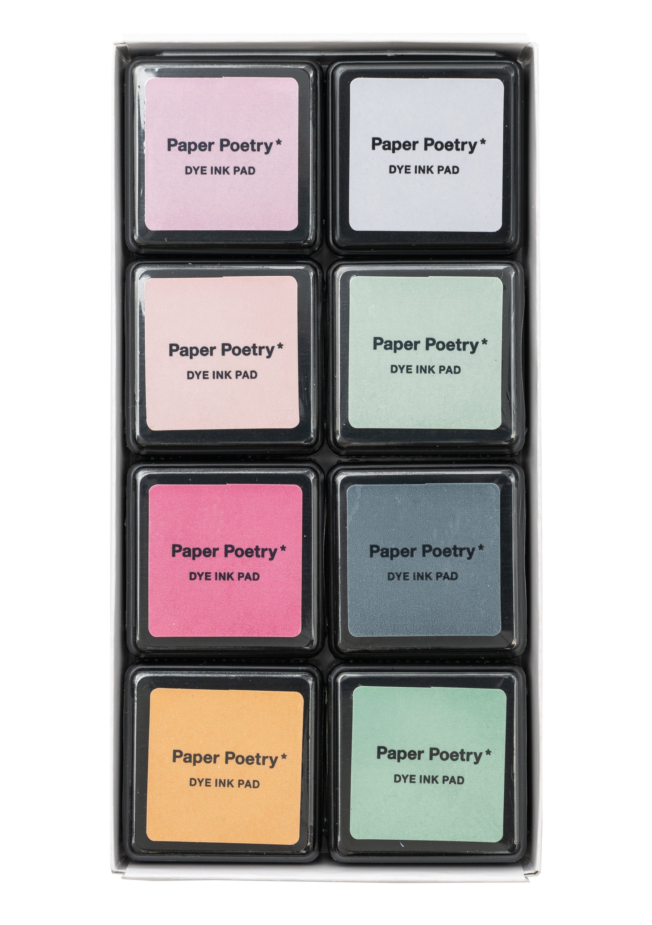 Rico Design Stempel Stempelkissen-Set Paper Poetry, 8-tlg