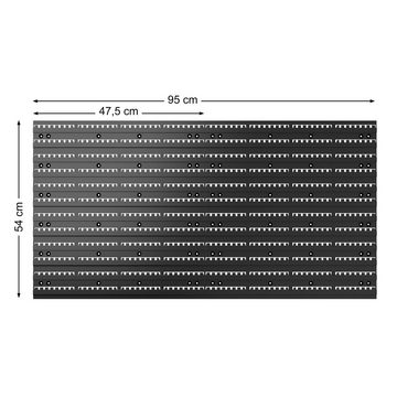 Deuba Werkzeughalter, Werkzeugwand 190x54cm 97tlg Erweiterbar Werkstatt Lochwand Stapelboxen