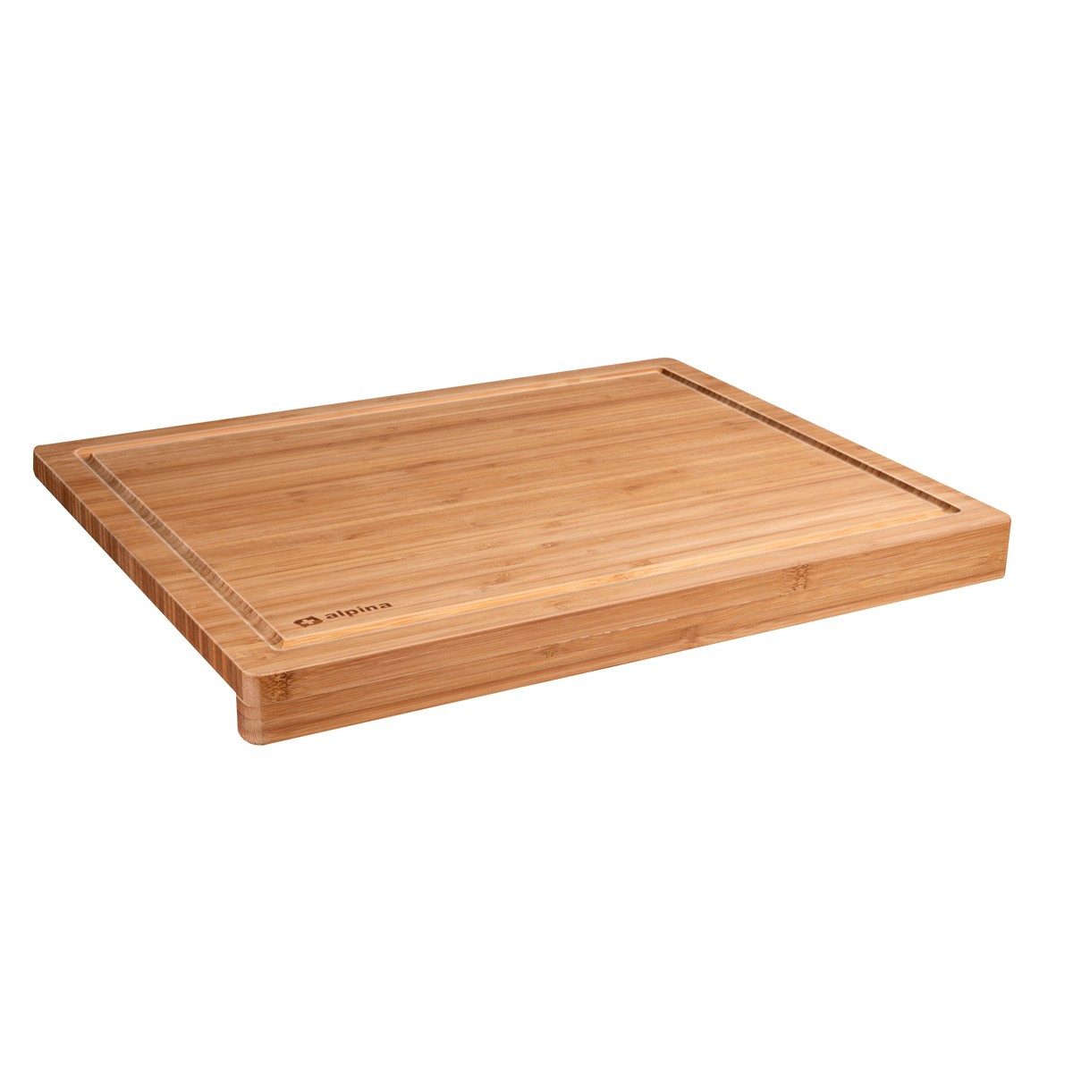 Alpina Schneidebrett alpina Schneidebrett mit Saftrille, Holz