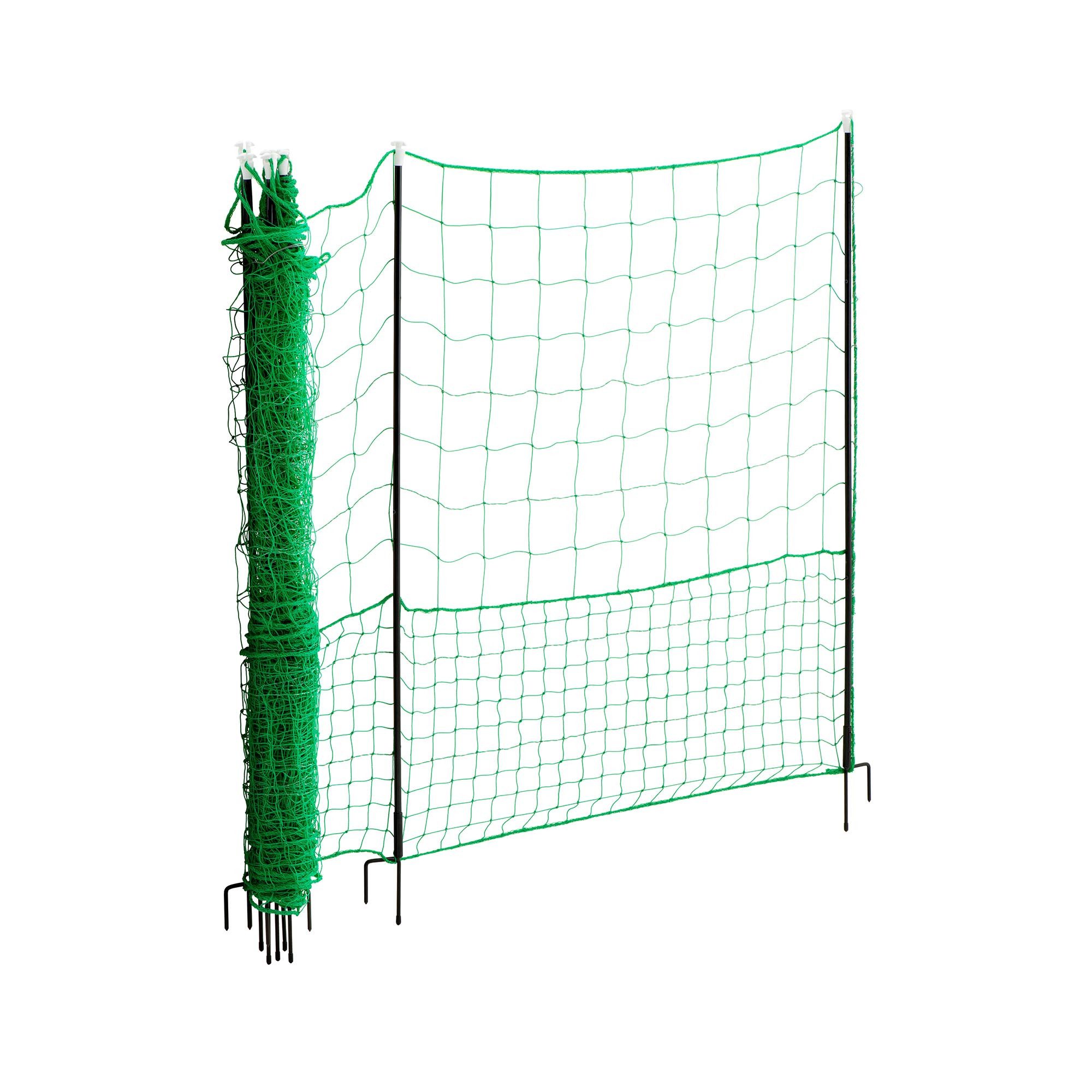 Wiesenfield Hühnerzaun 15 m x 125 cm Mobiler Geflügelzaun Geflügelnetz Hühn günstig online kaufen