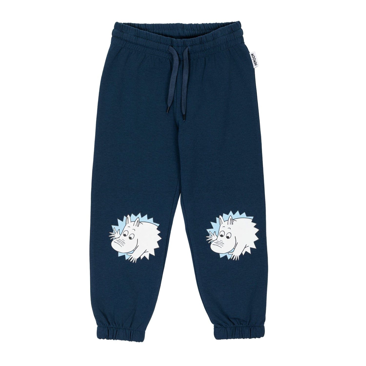 Sweatpants Moomin Kids Sweatpants „Hey Moomin“ – Dark Blue, Print auf den Beinen