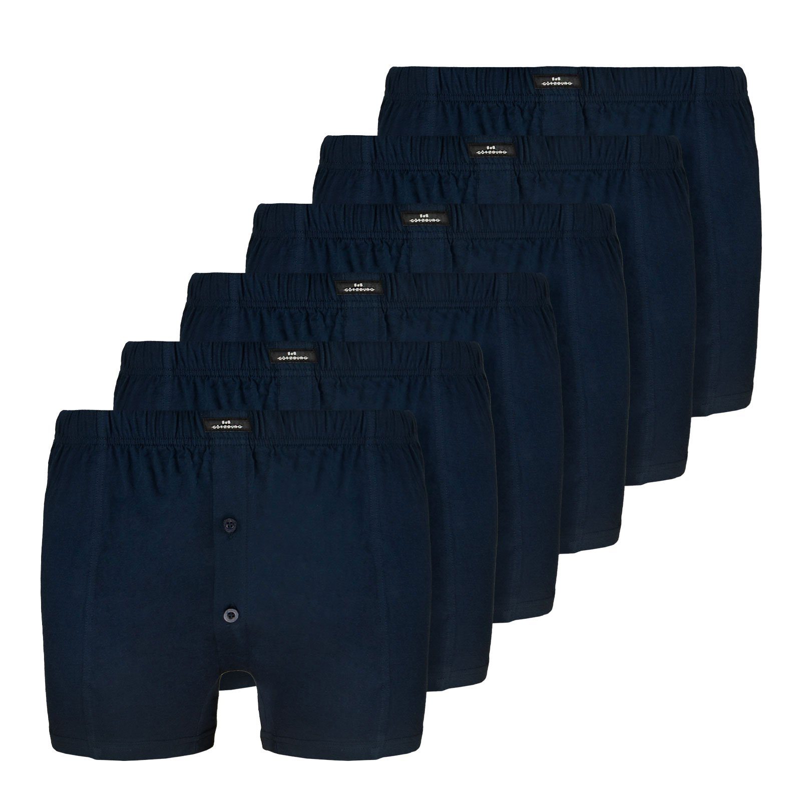 GÖTZBURG Trunk Boxershorts (6-St) mit Eingriff mit Knopfleiste
