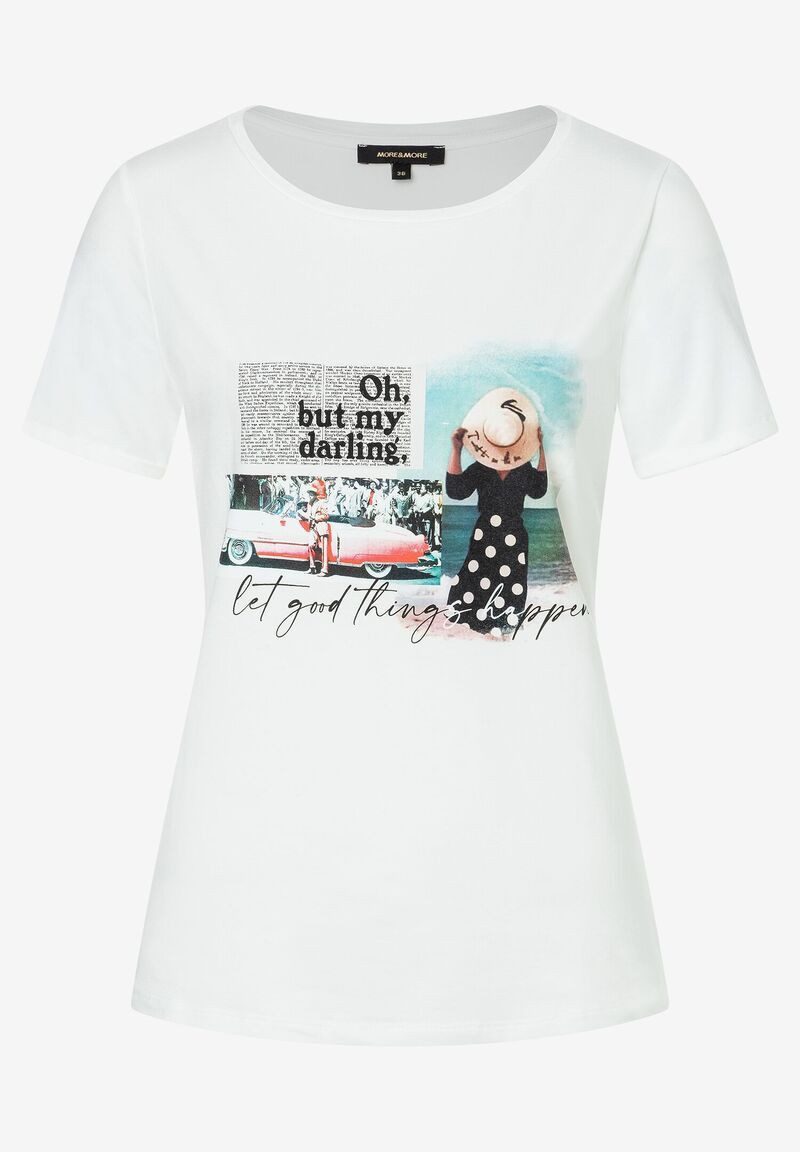 Streifenshirt, weiß/marine, Frühjahrs-Kollektion günstig online kaufen