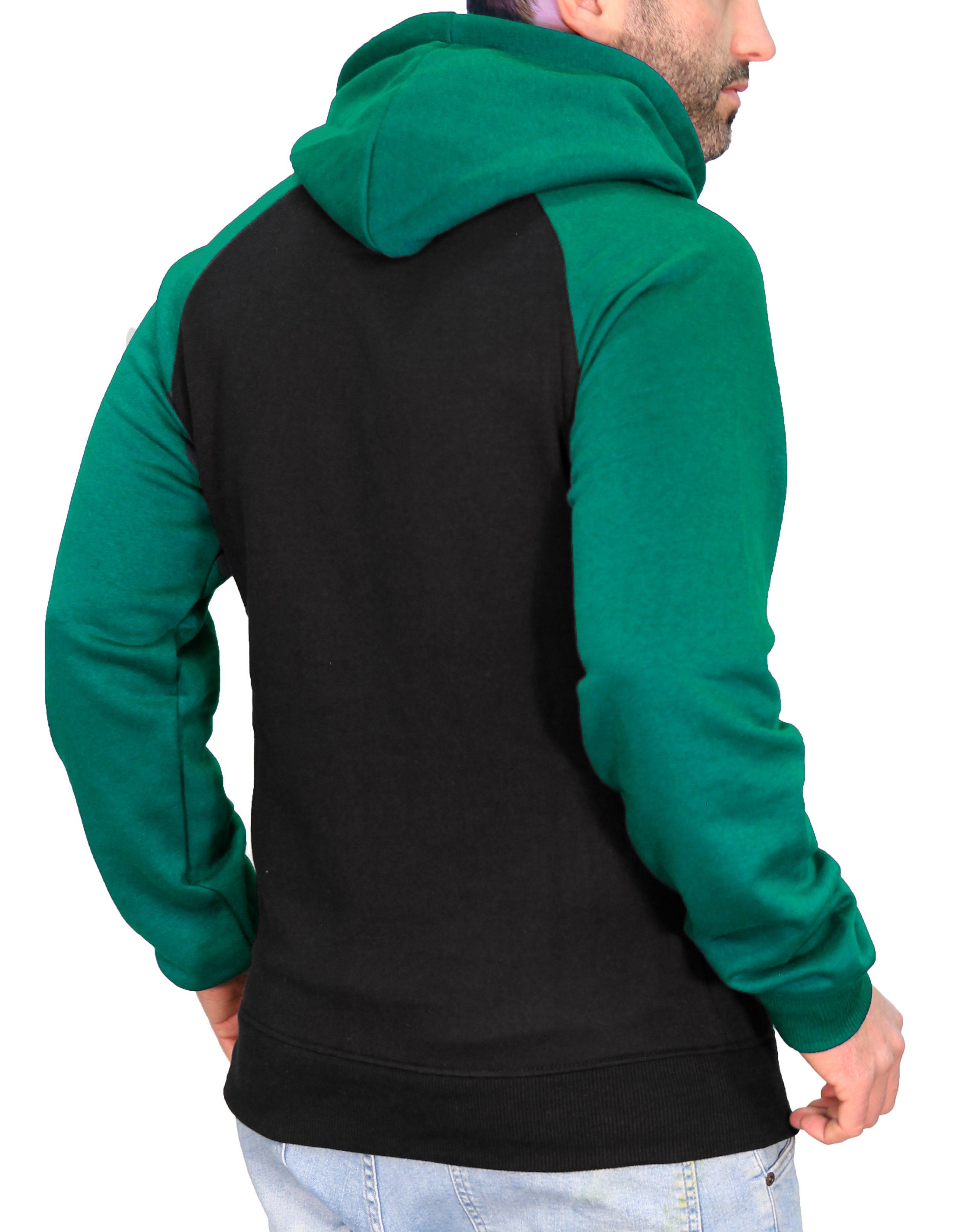 RMK Kapuzenpullover Herren Hoodie Langarmshirt Kapuze Basic Longsleeve Tasc günstig online kaufen