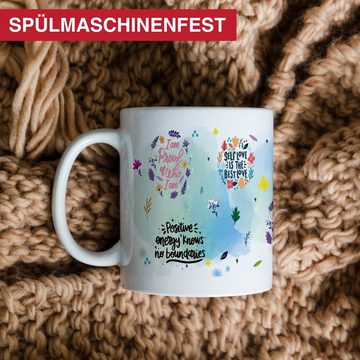 Giftandprint Tasse mit Spruch Inspirierende Zitate Kaffeetasse, positive Zitate Geschenk, 325 ml, Spülmaschinen- und Mikrowellengeeignet, inkl. Geschenkbox