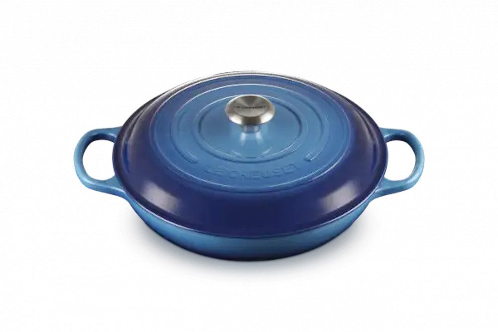 LE CREUSET Bräter Profitopf Sign 30 cm, emaliertes Gusseisen, gleichmäßige Wärmeverteilung