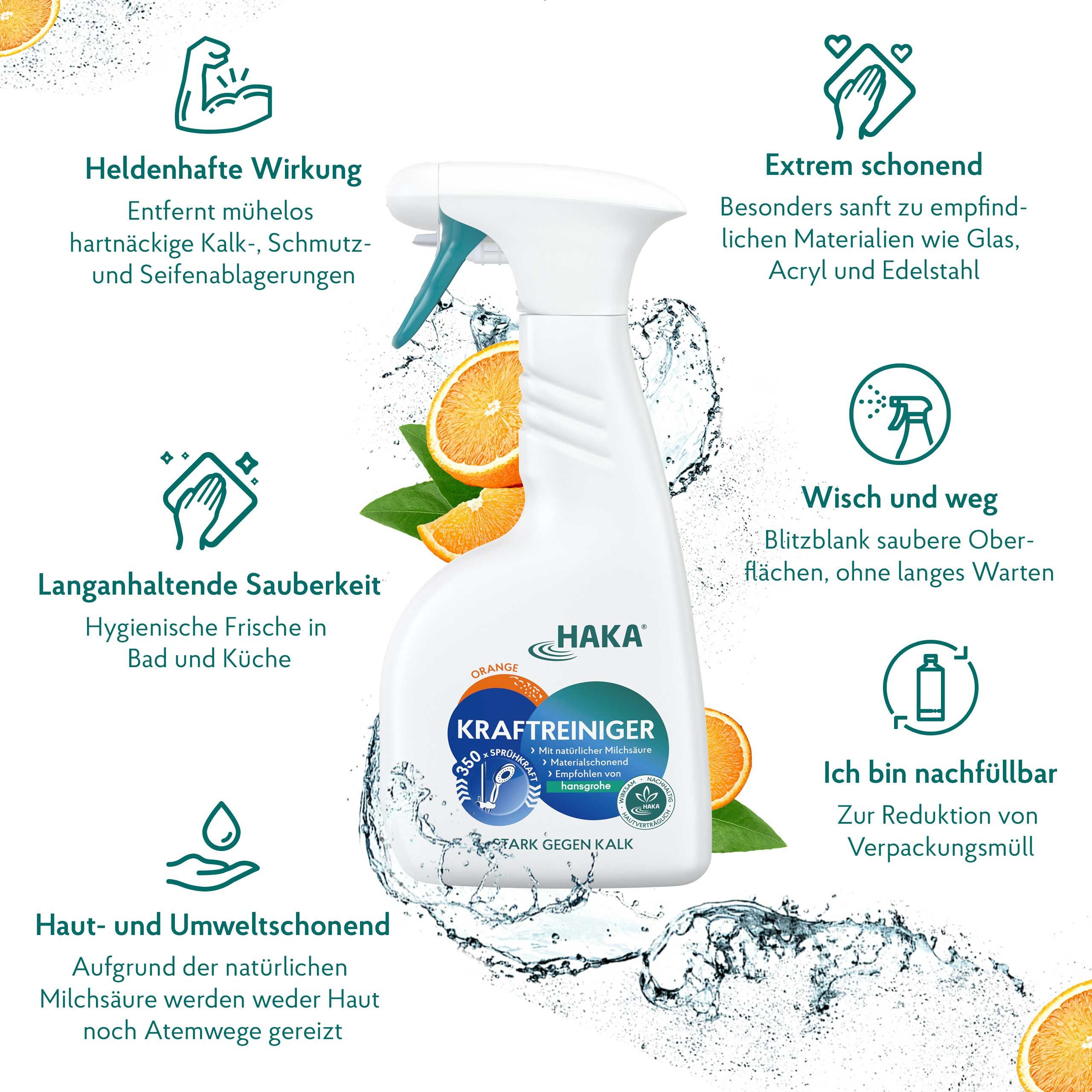 HAKA Kraftreiniger Spray 500ml Badreiniger