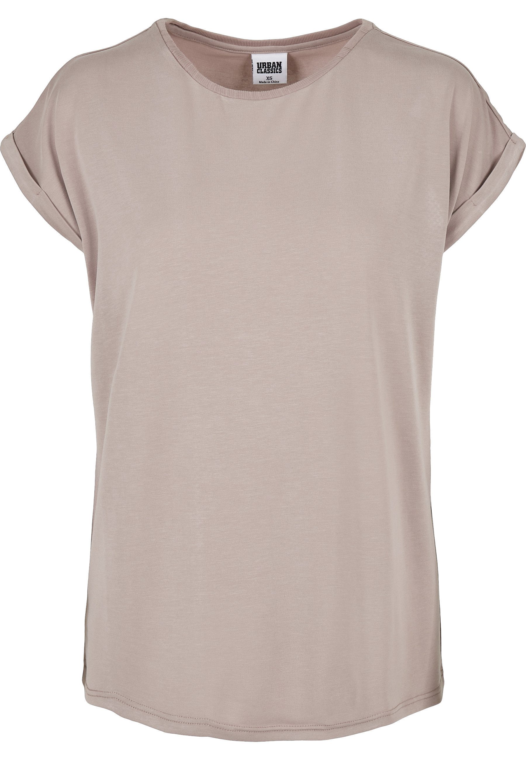 Kurzarmshirt Urban Classics Damen Ladies Modal Extended Shoulder Tee