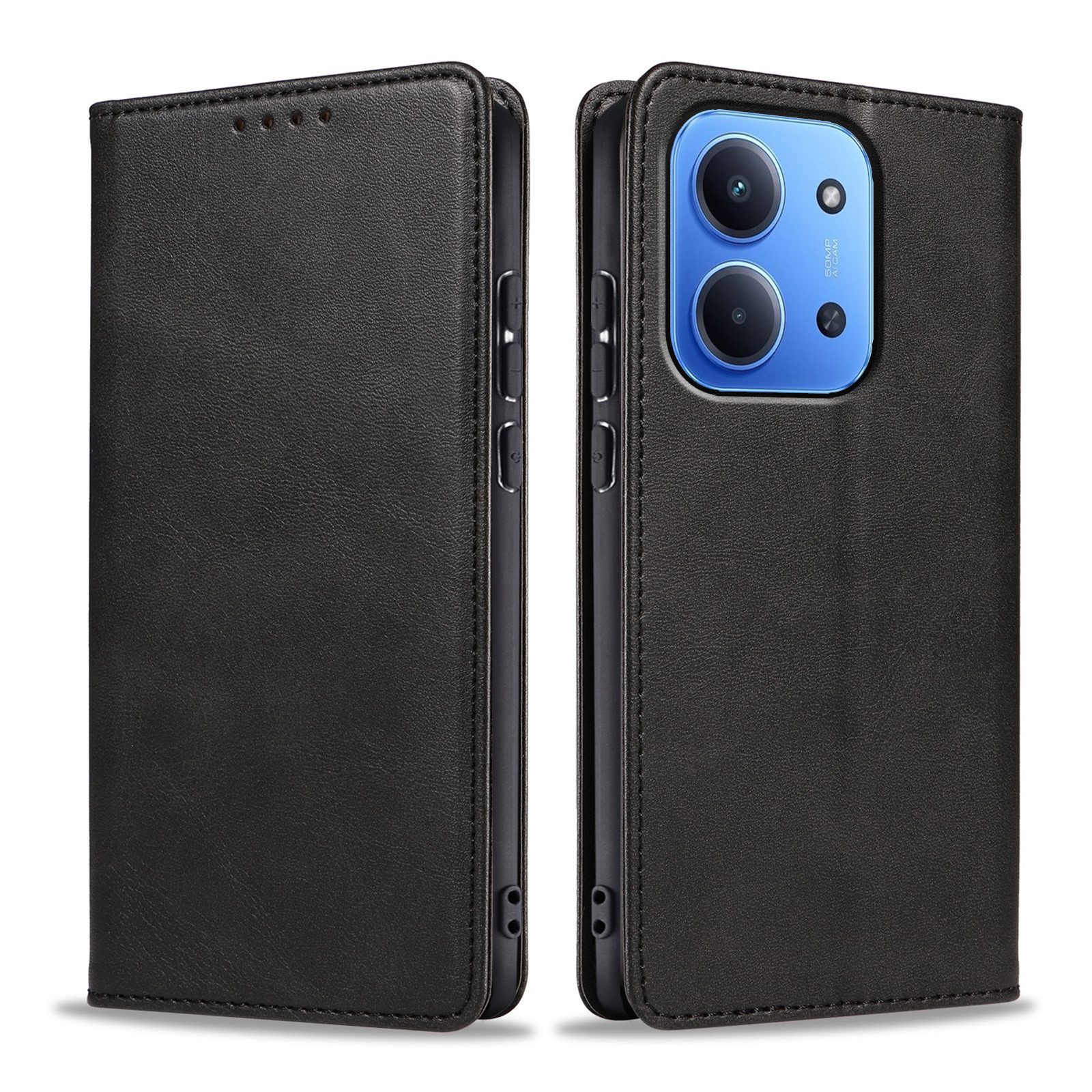 Tec-Expert Handyhülle Tasche Hülle für Xiaomi Redmi 15C 6.9 Zoll, 6,9", Cover Klapphülle Case mit Kartenfach