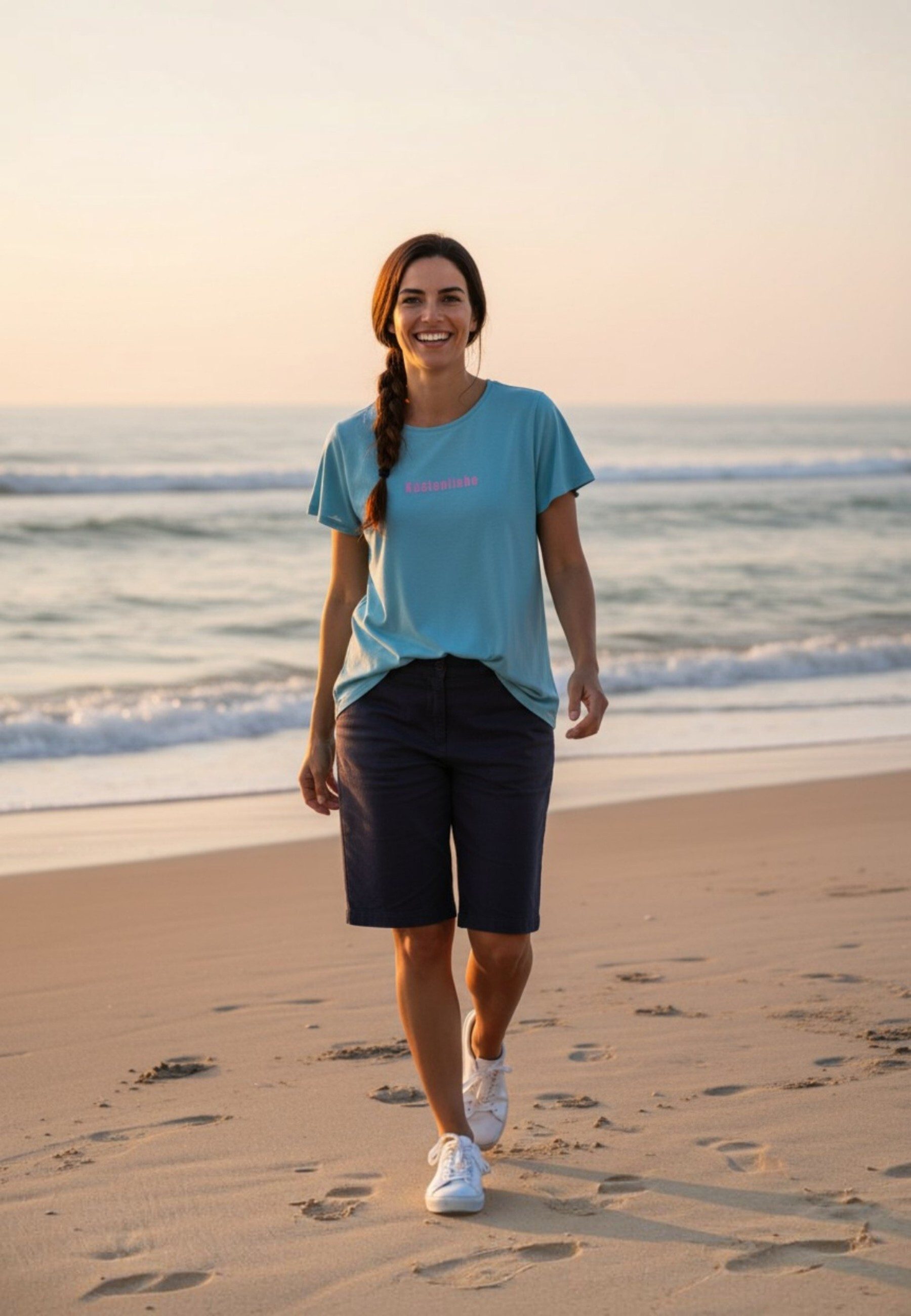 T-Shirt STEENTJE - KÜSTENLIEBE Damen Relaxed-Fit